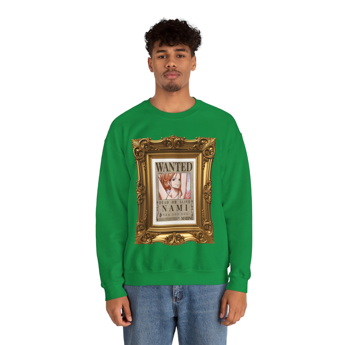 One Piece - Fine Art Nami Unisex Heavy Blend™ Crewneck Sweatshirt