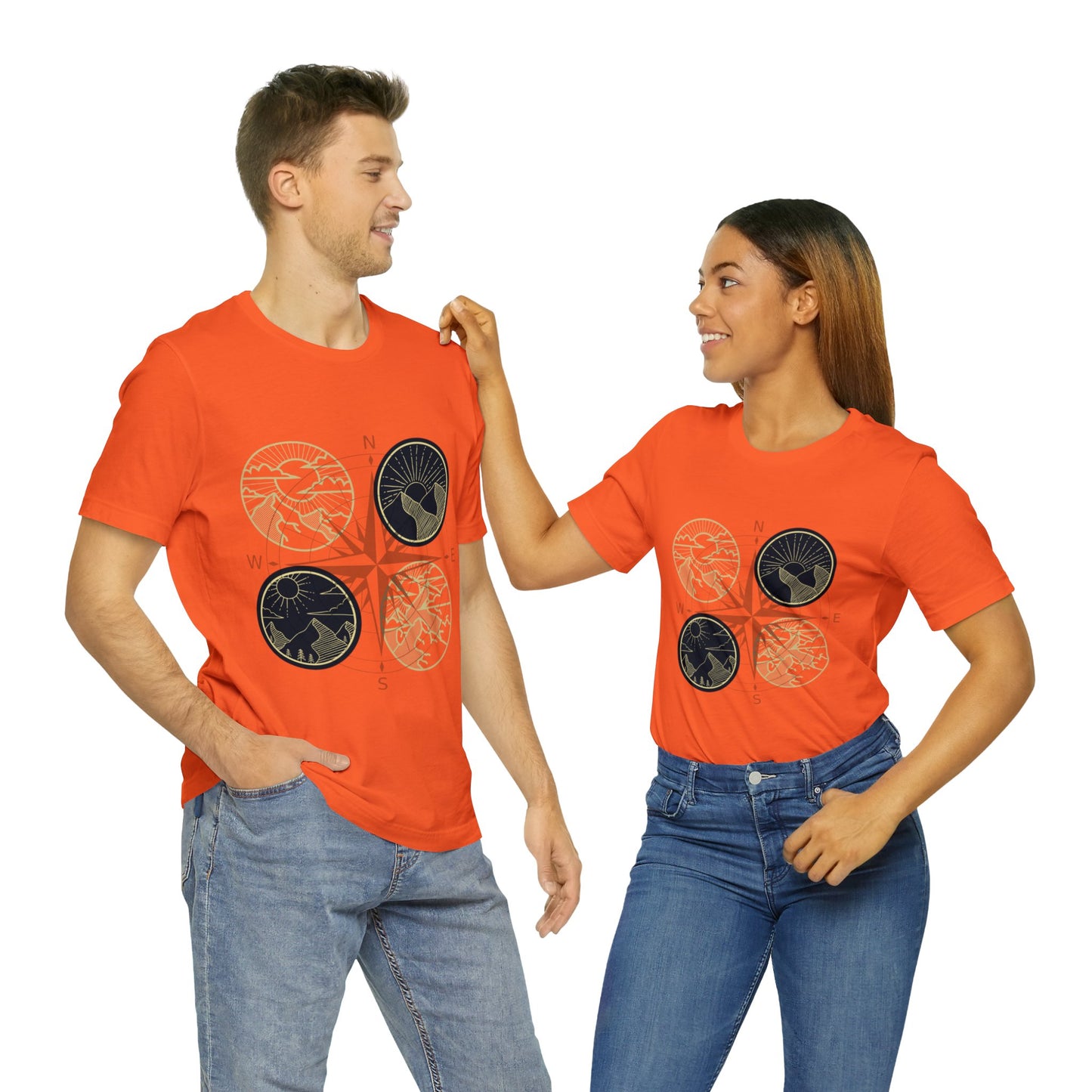 The Grumpy Cookies - Compass Short Sleeve Tee