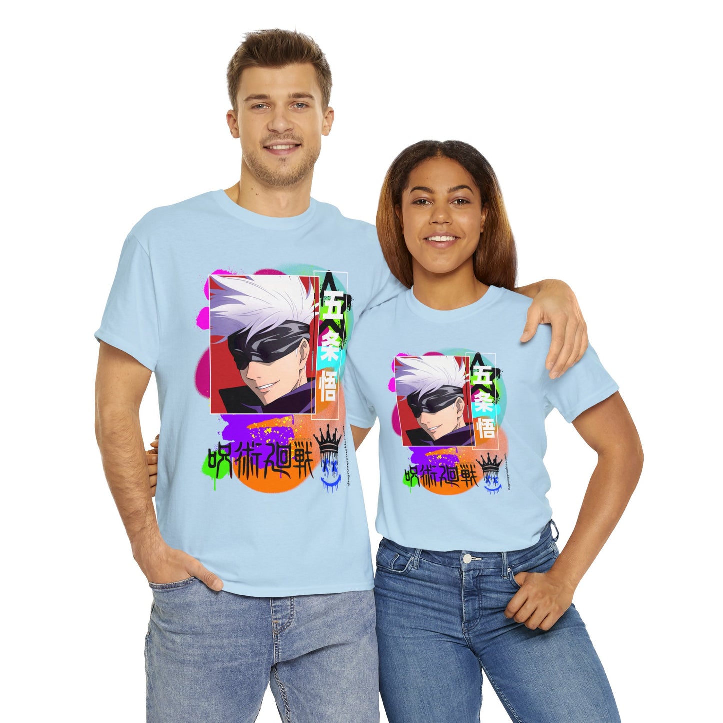 Jujutsu Kaisen - Gojo's Side Smile Unisex Heavy Cotton Tee