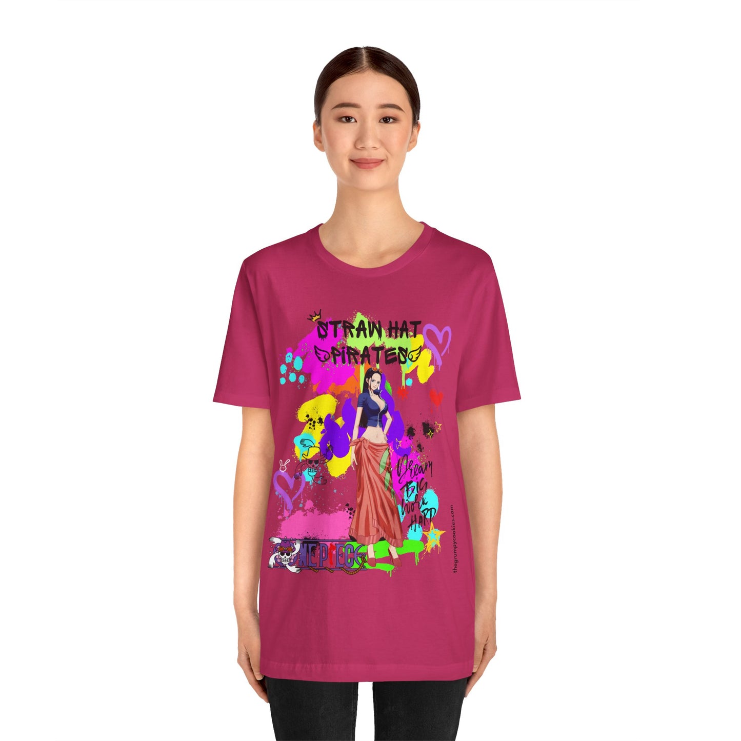 One Piece - Graffiti Robin Unisex Jersey Short Sleeve Tee