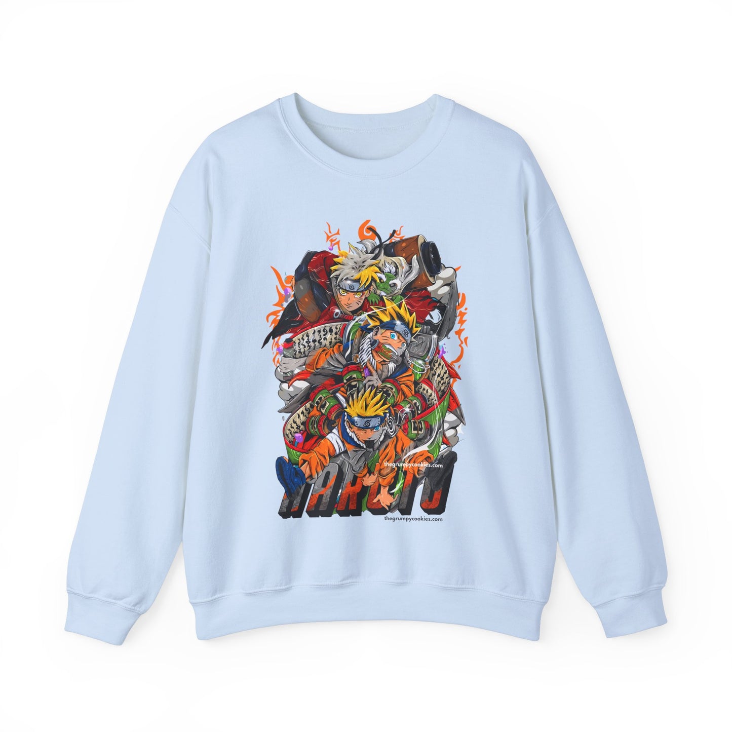 Naruto - The many faces of Naruto Unisex Heavy Blend™ Crewneck Sweatshirt