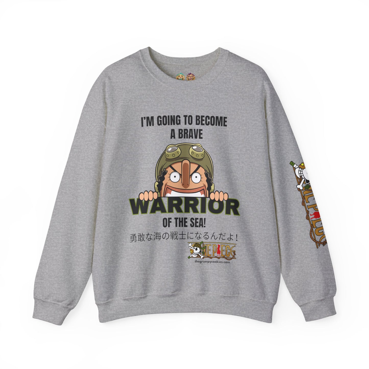One Piece - Brave Warrior of the Sea Unisex Heavy Blend™ Crewneck Sweatshirt