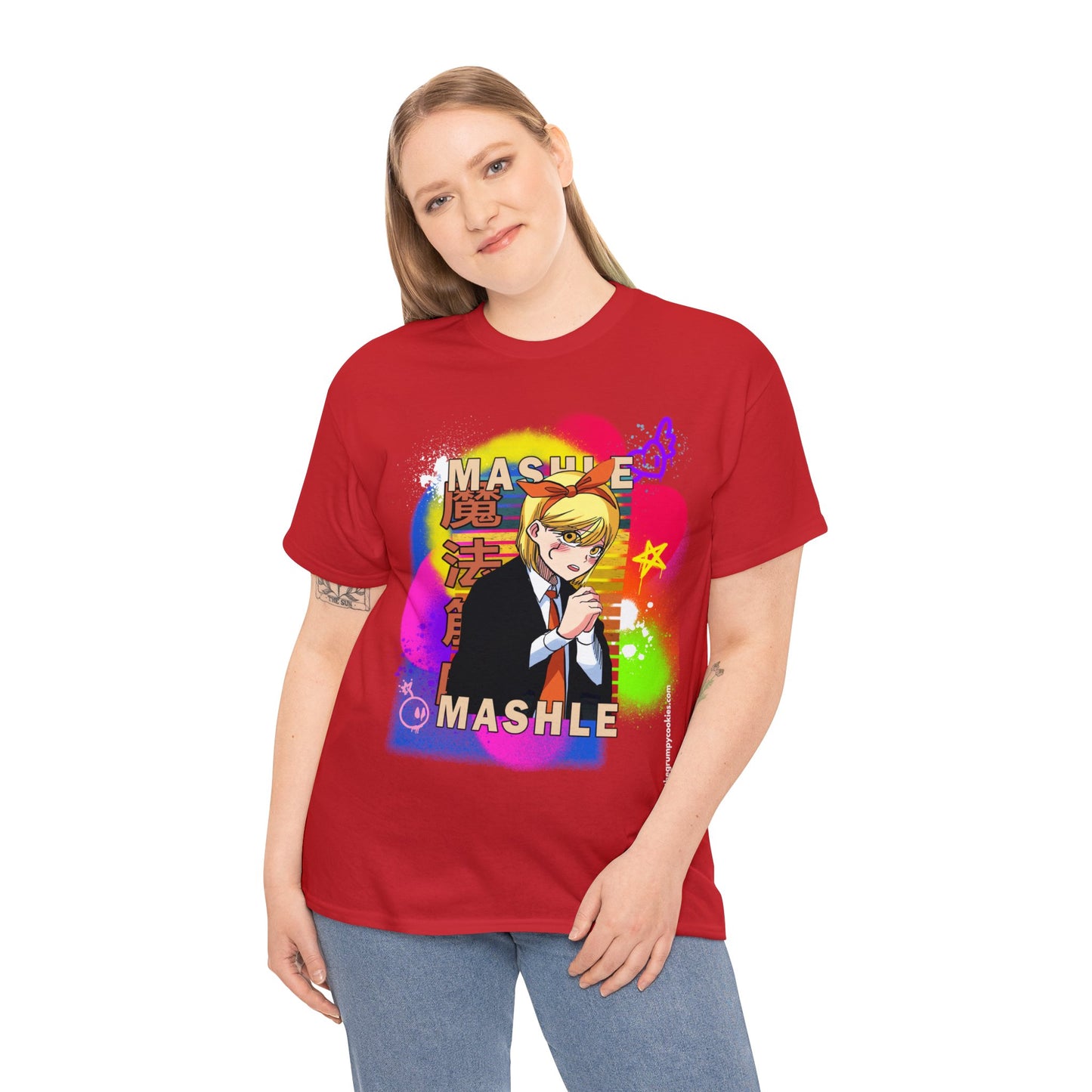 Mashle - Lemon Irvine Graffiti Unisex Heavy Cotton Tee