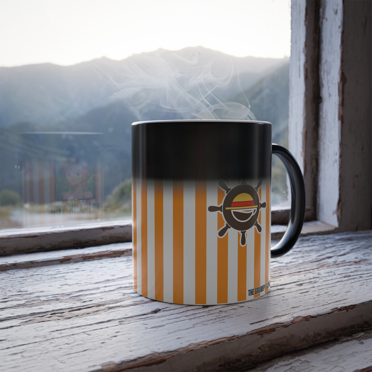 Straw Hat Coffee - No Coffee No Thank You Color Morphing Mug, 11oz