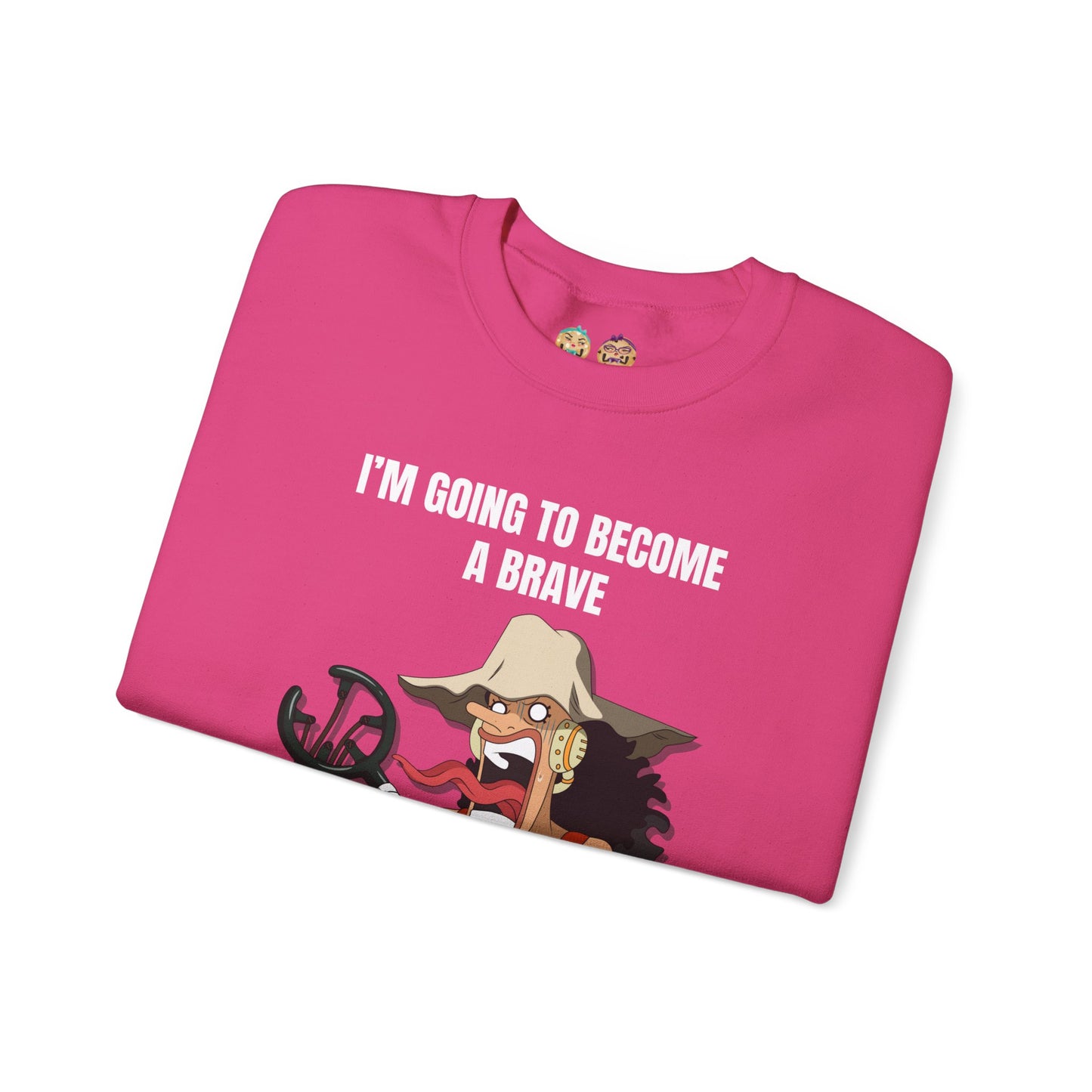One Piece - Brave-ish Warrior of the Sea Unisex Heavy Blend™ Crewneck Sweatshirt