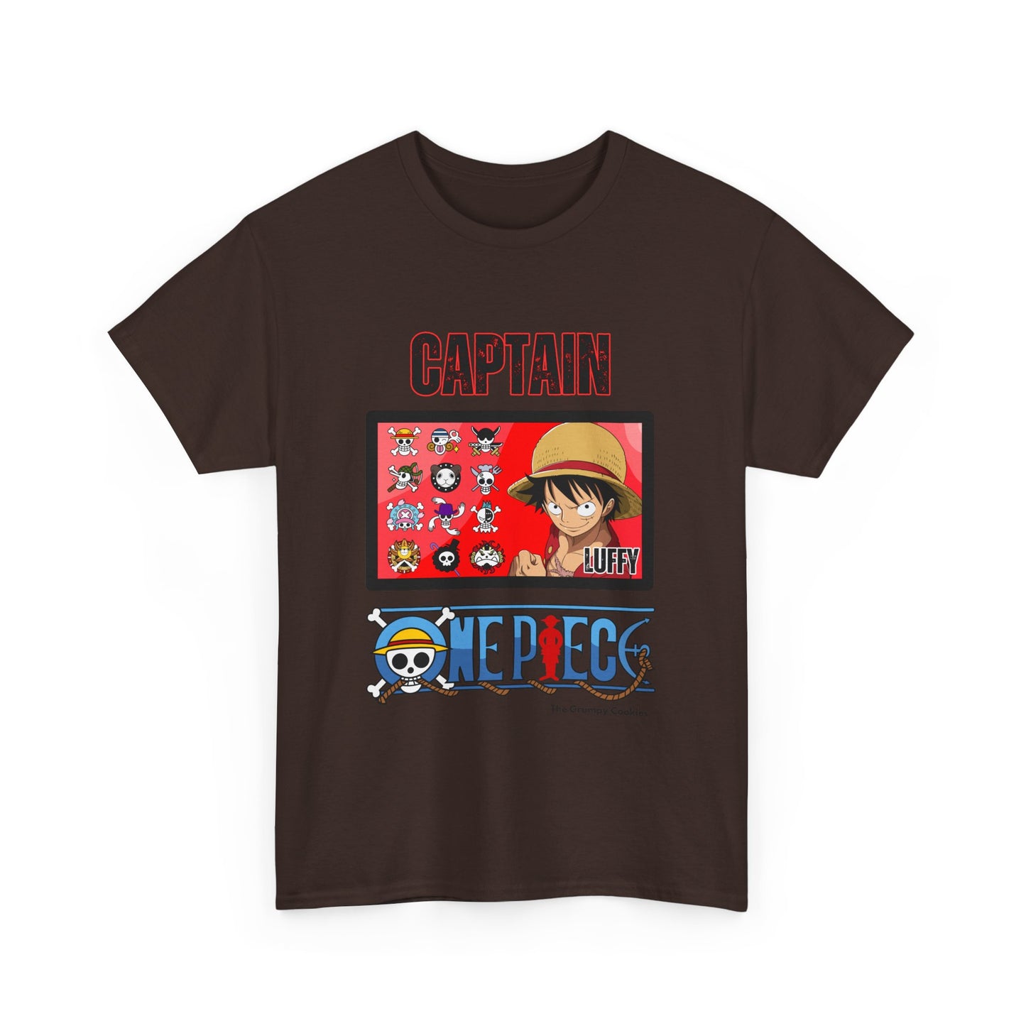 One Piece - Captain Luffy Unisex Heavy Cotton Tee