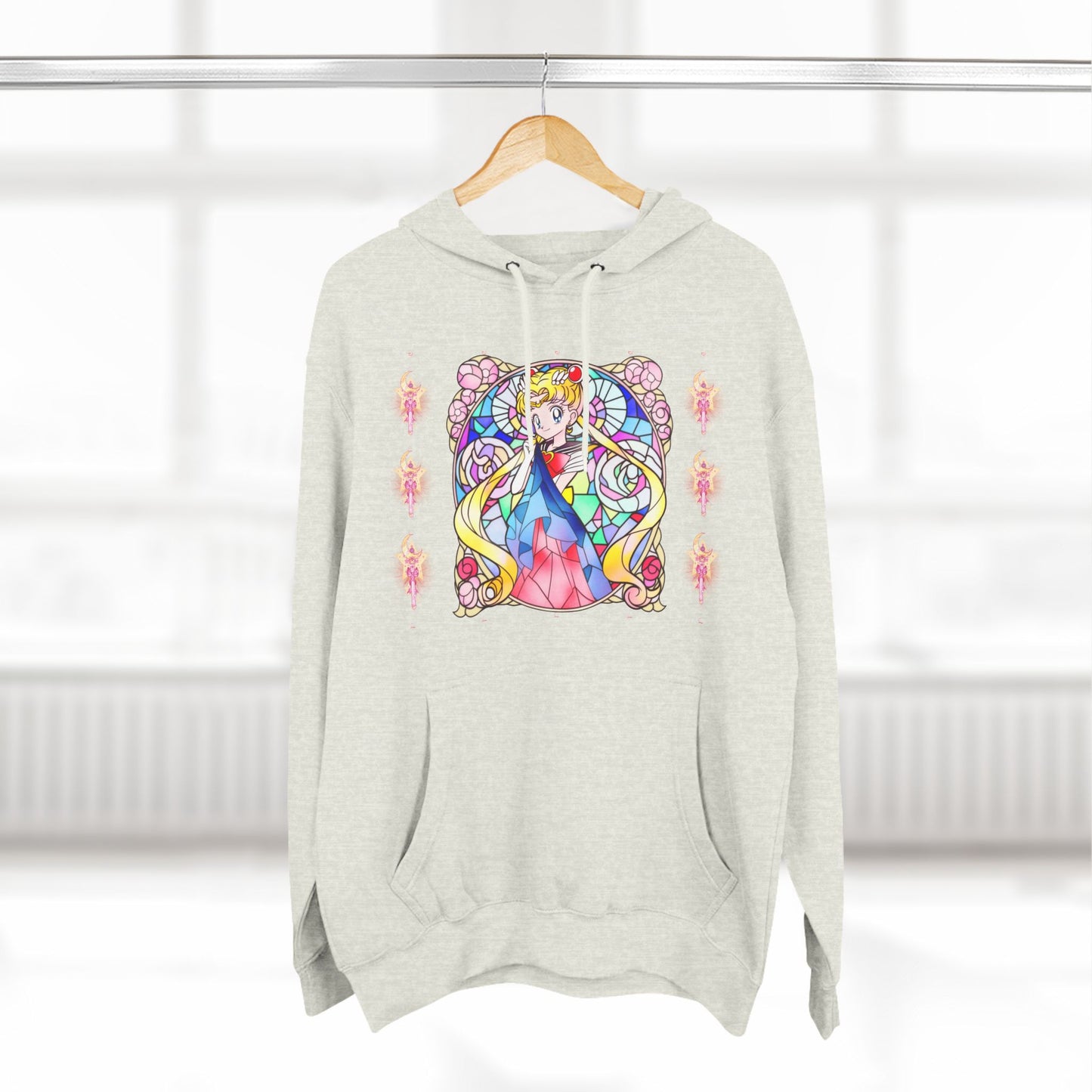 Sailor Moon - Stained Glass Sailor Power Pullover Hoodie