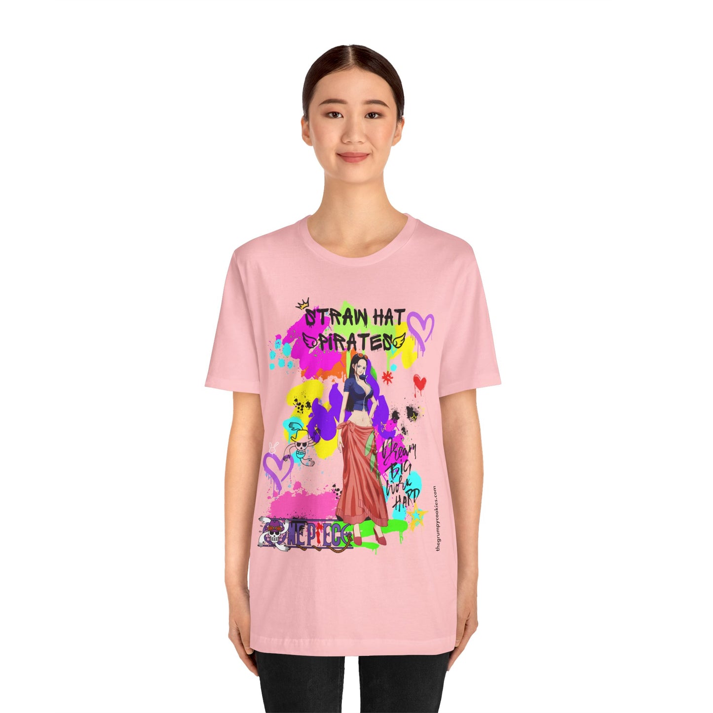 One Piece - Graffiti Robin Unisex Jersey Short Sleeve Tee