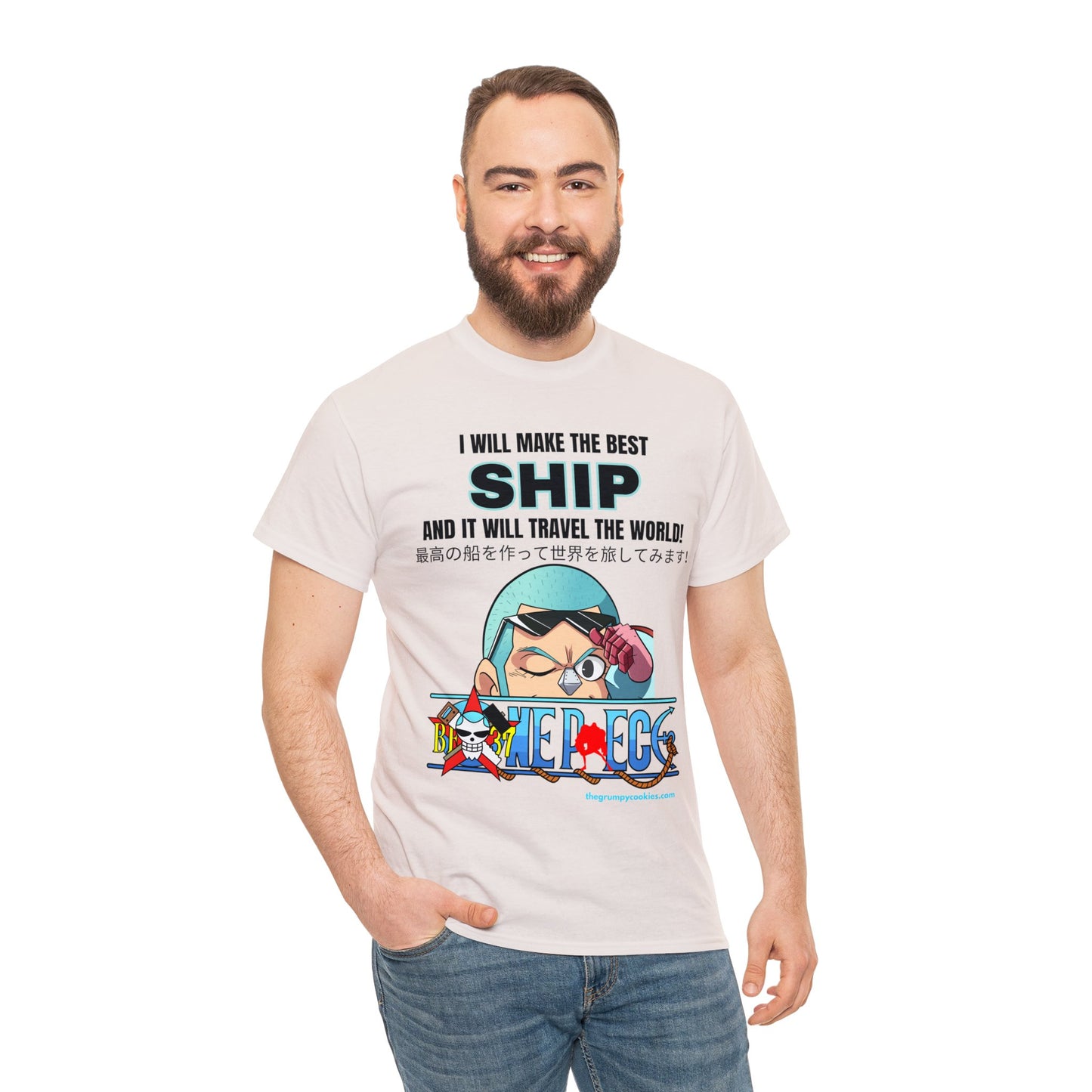 One Piece - World's Greatest Shipwright Unisex Heavy Cotton Tee