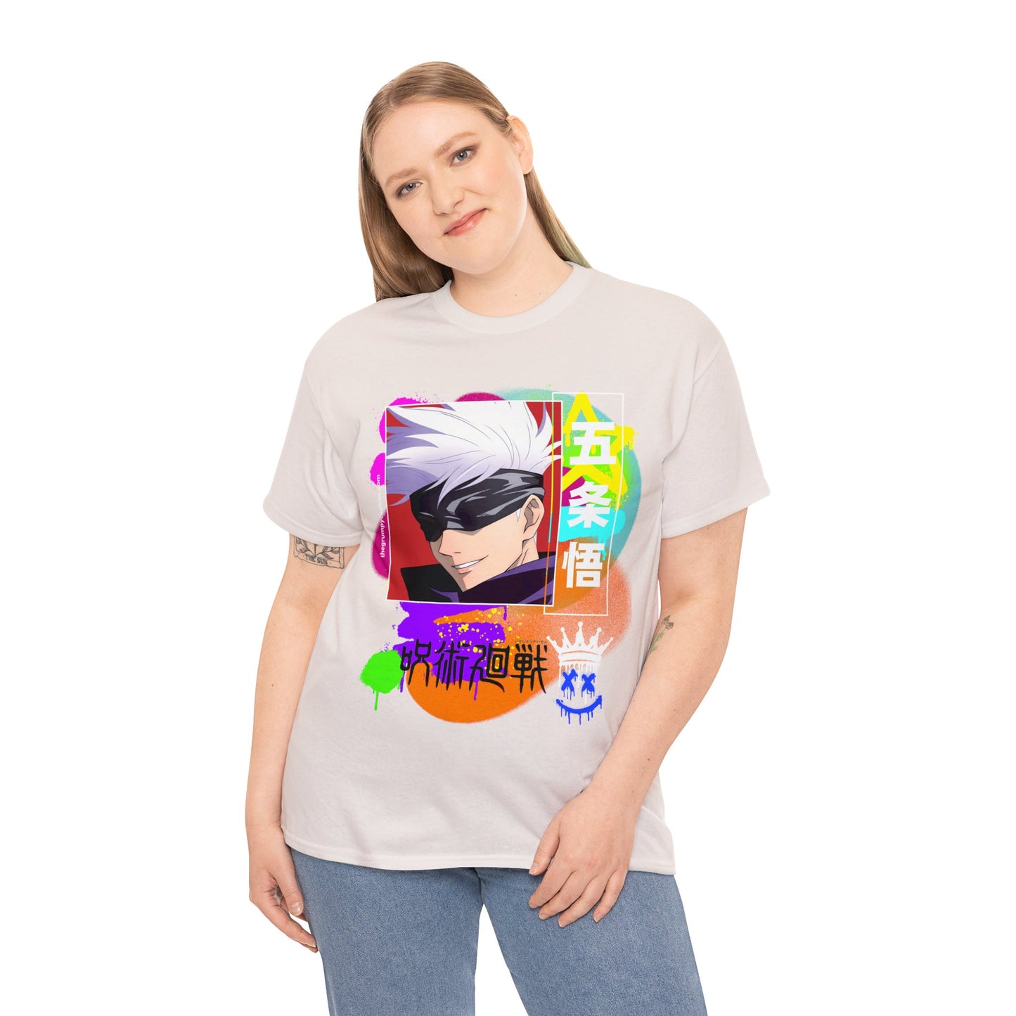 Jujutsu Kaisen - Gojo's Side Smile Unisex Heavy Cotton Tee