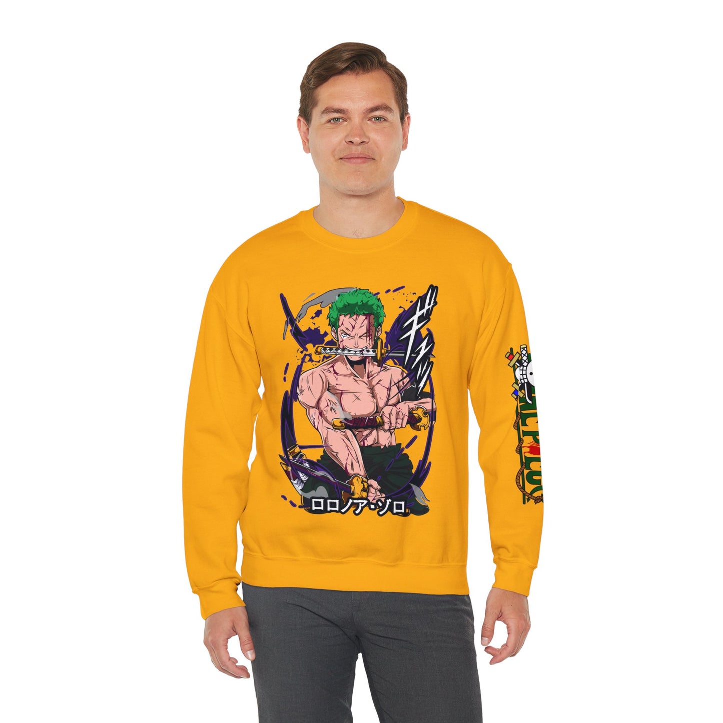 One Piece - Zoro Unisex Heavy Blend™ Crewneck Sweatshirt