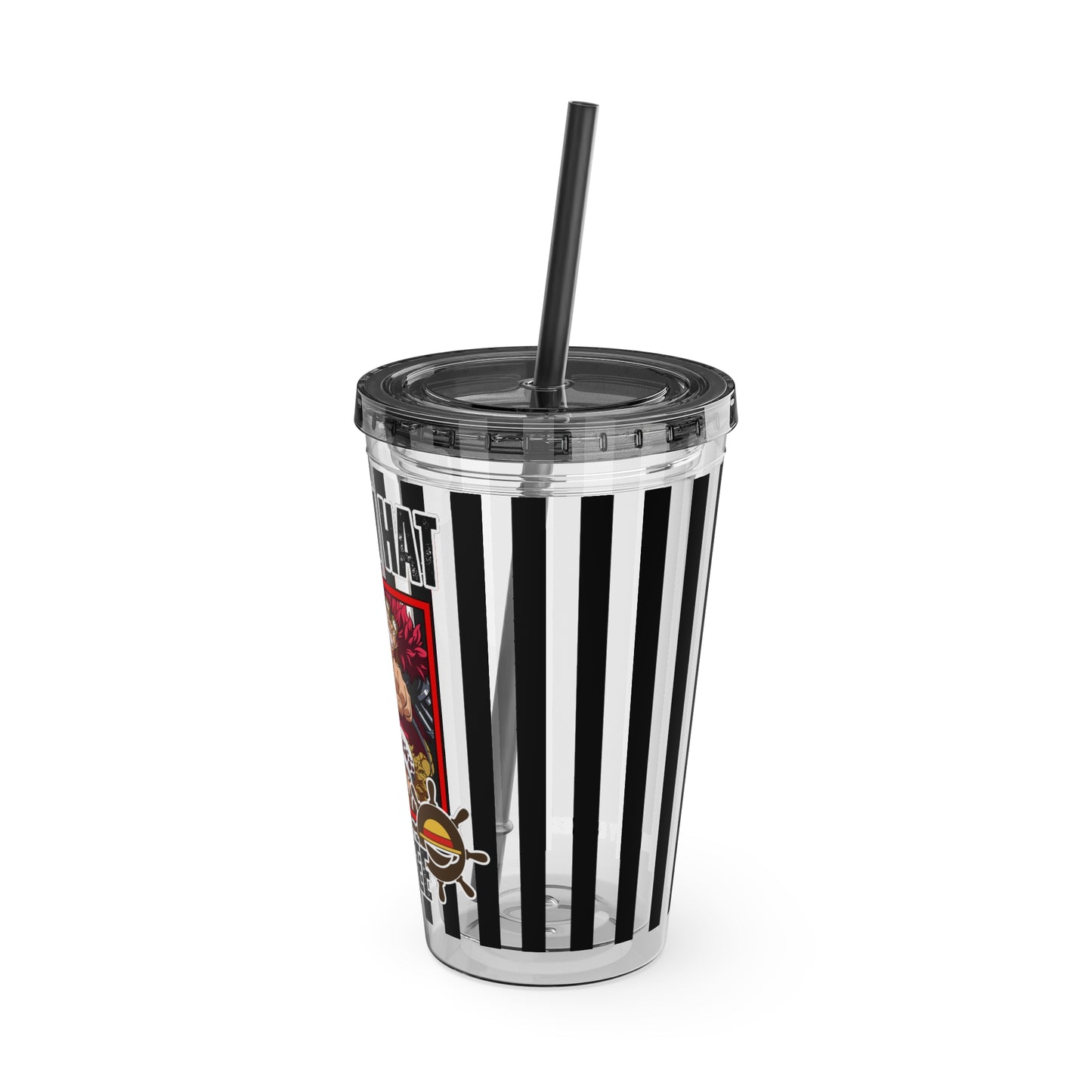 Straw Hat Coffee - The Worst Generation Sunsplash Tumbler with Straw, 16oz