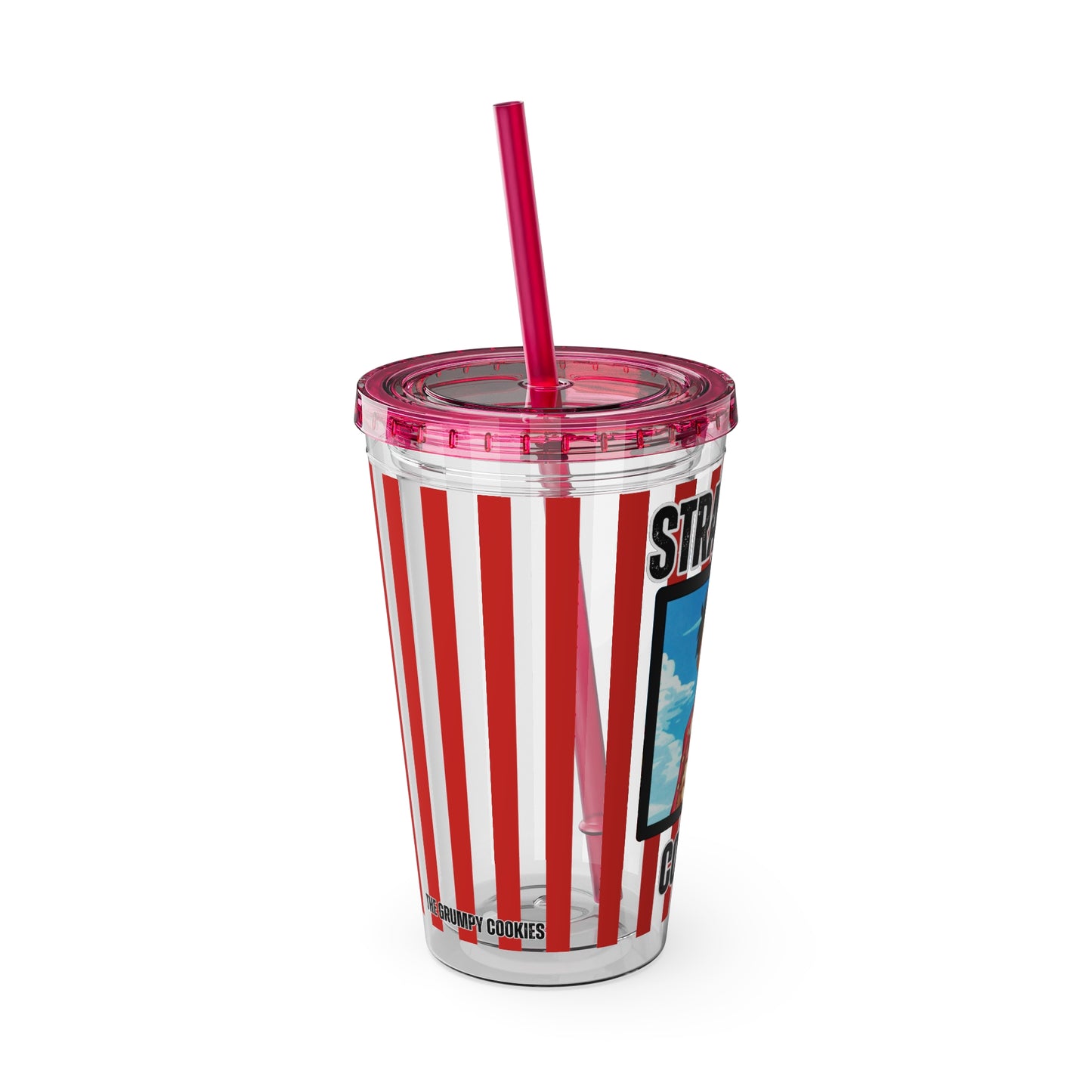 Straw Hat Coffee - Captain Luffy Sunsplash Tumbler with Straw, 16oz