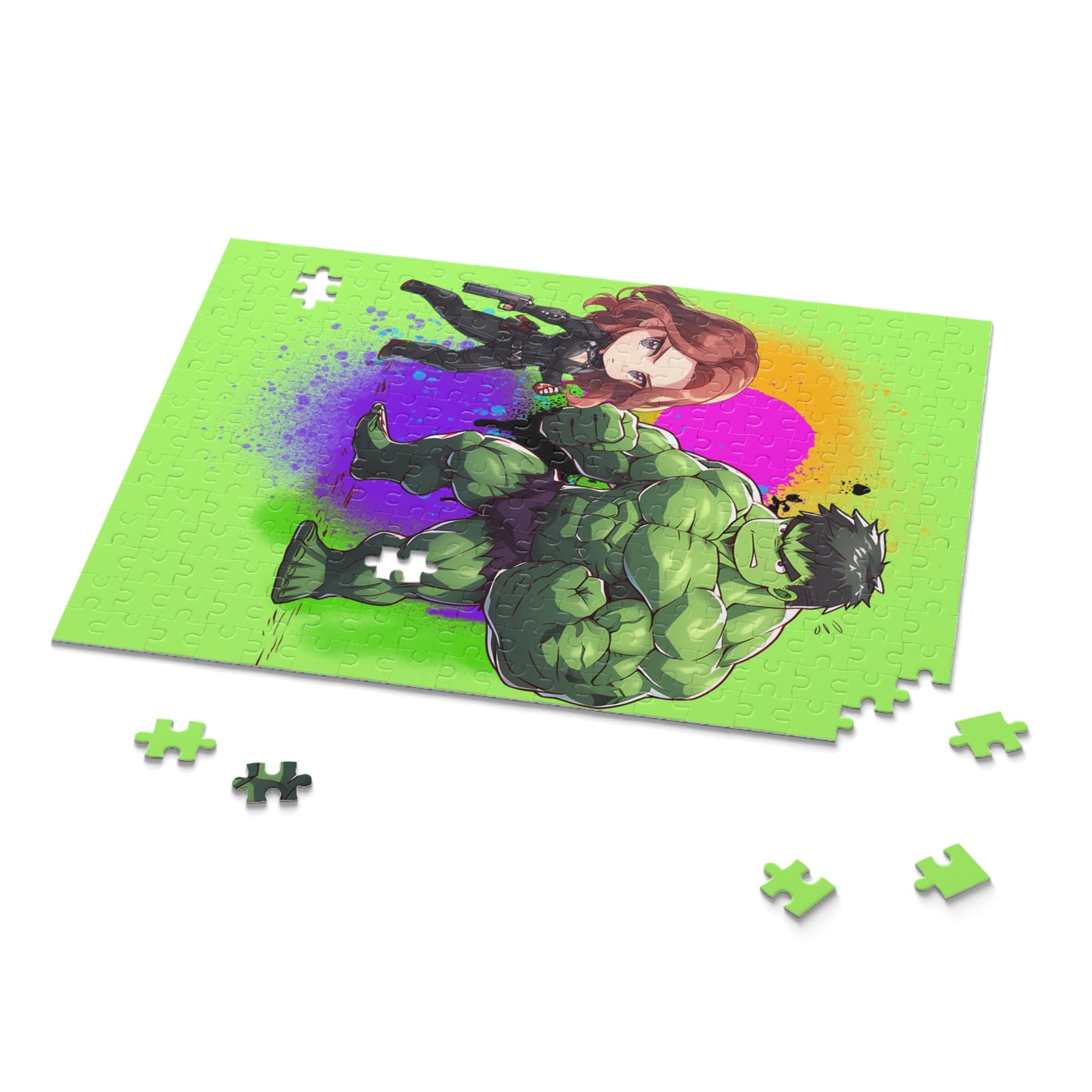 Marvel - Hulk Loves Black Widow Puzzle (120, 252, 500-Piece)