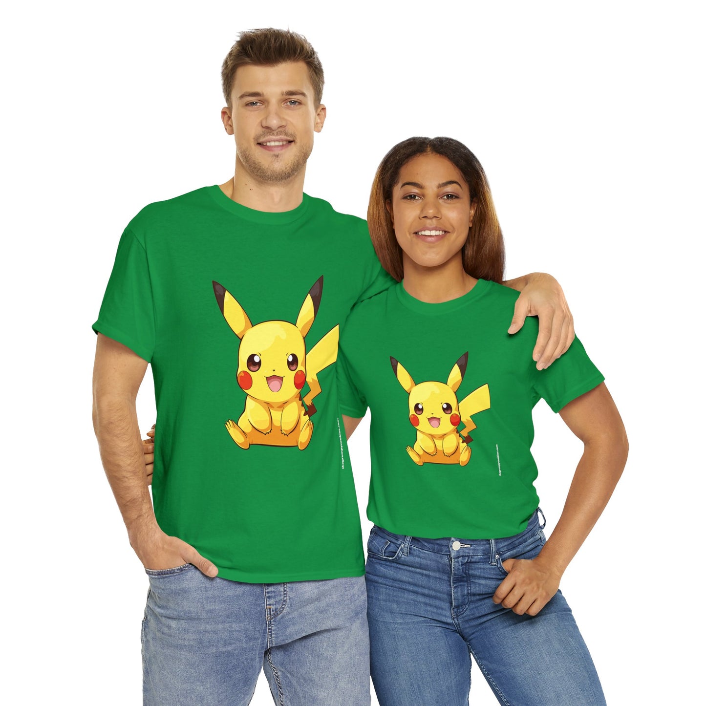 Pokemon - Pika P Unisex Heavy Cotton Tee