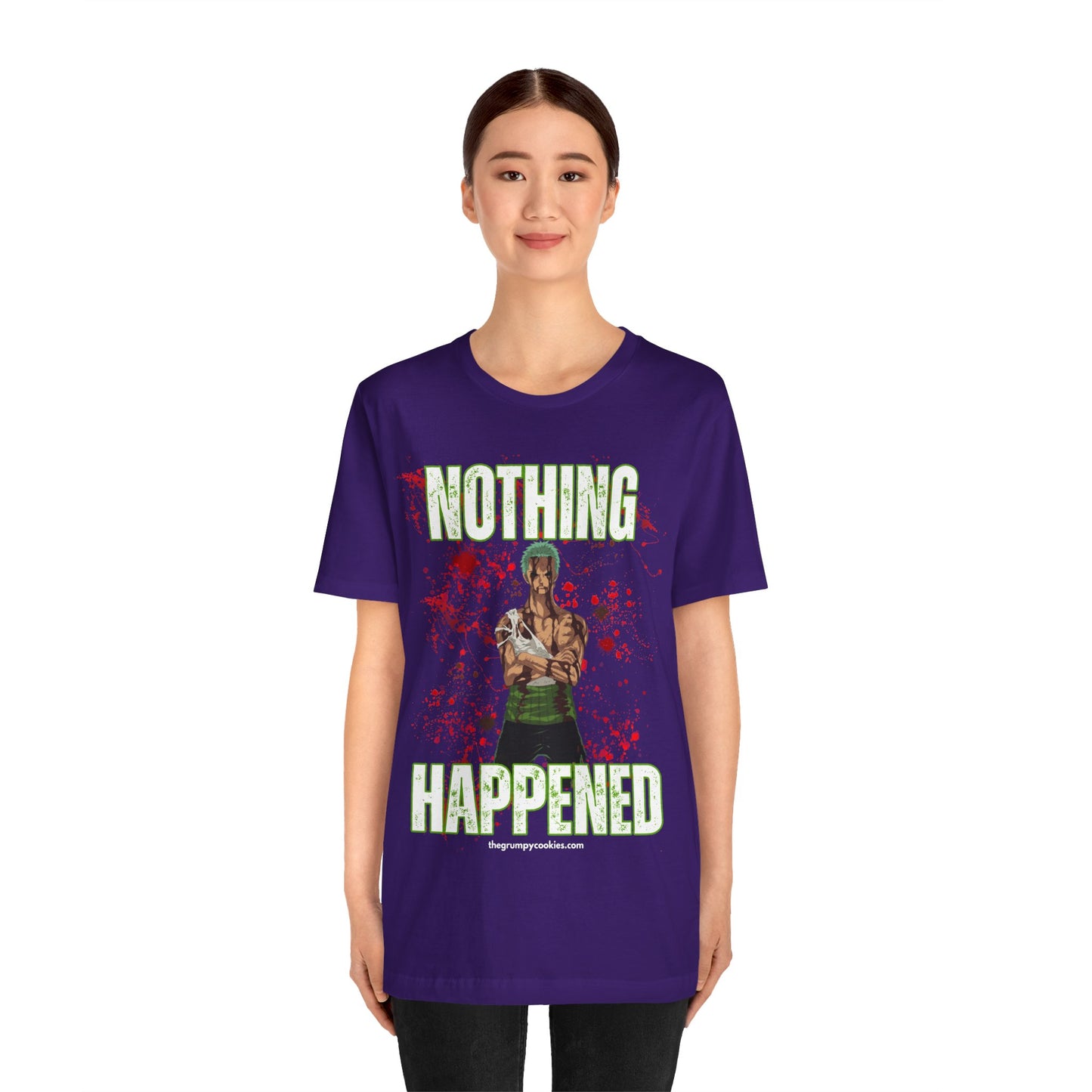 One Piece - Nothing Happened Unisex Jersey Short Sleeve Tee