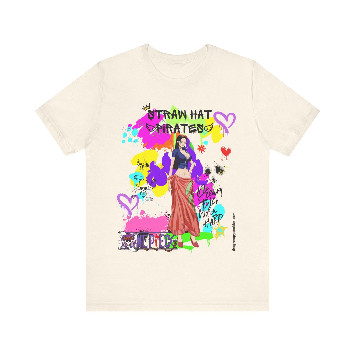 One Piece - Graffiti Robin Unisex Jersey Short Sleeve Tee