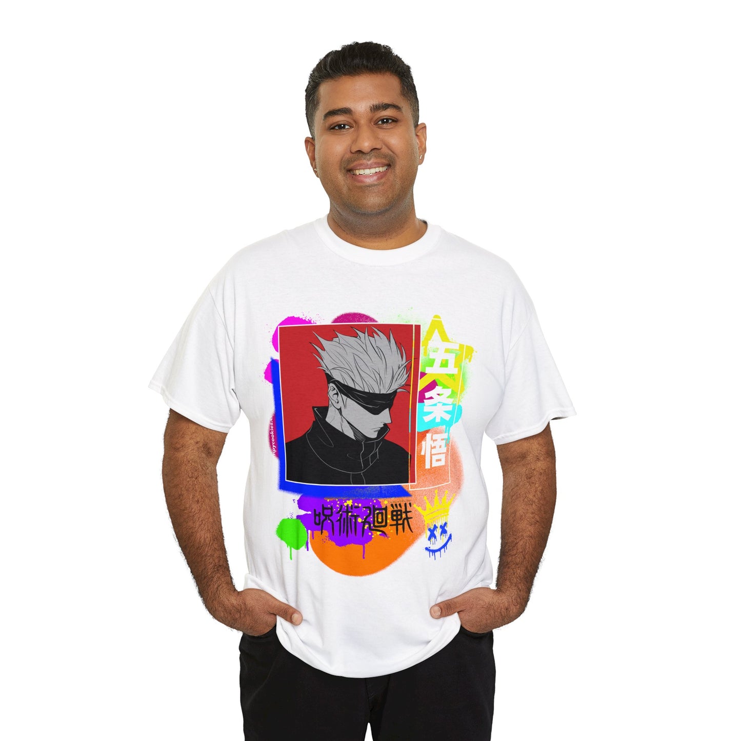 Jujutsu Kaisen - Emo Gojo Unisex Heavy Cotton Tee
