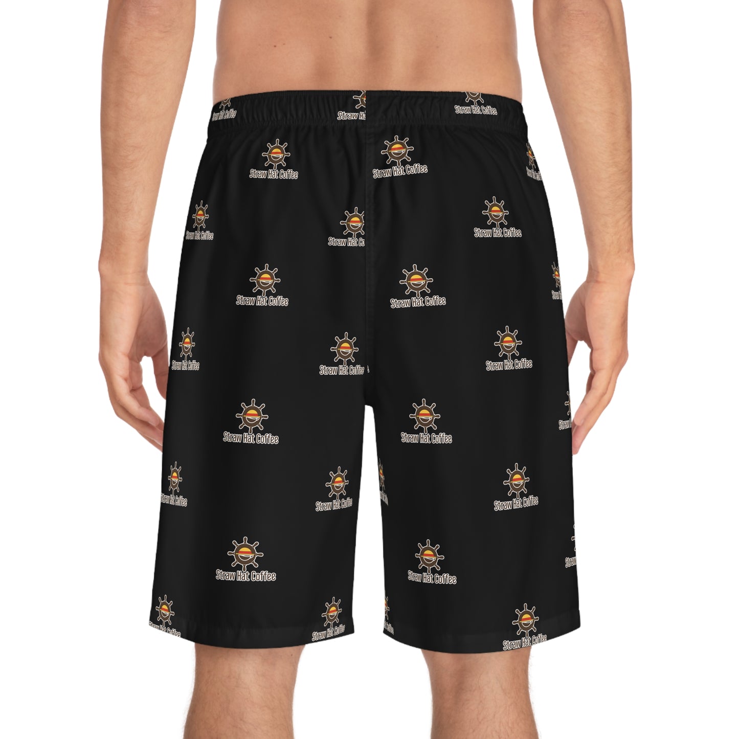 Straw Hat Coffee - Buggy Men's Board Shorts