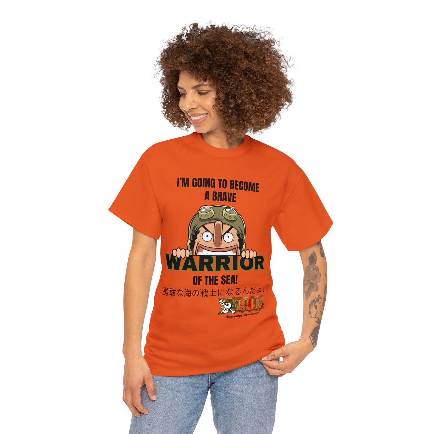 One Piece - Brave Warrior of the Sea Unisex Heavy Cotton Tee