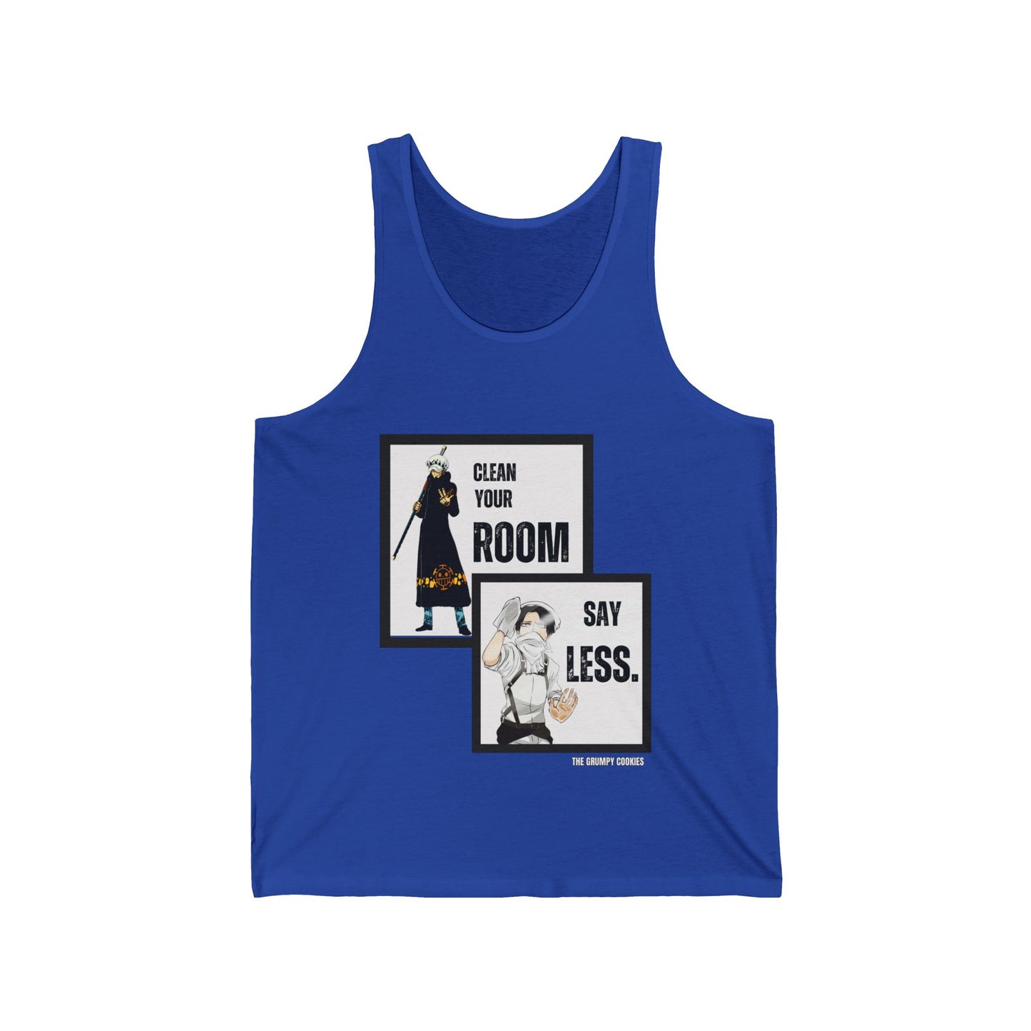One Piece - Say Less Levi x Law Crossover Men's Jersey Tank