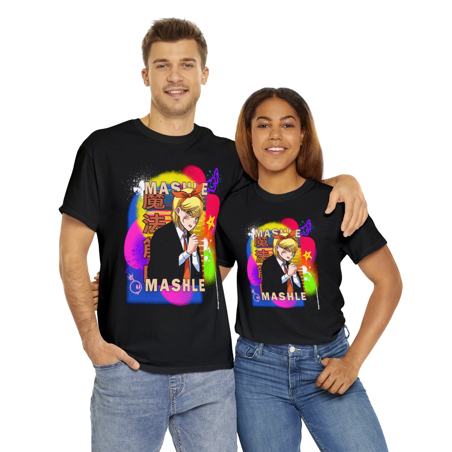 Mashle - Lemon Irvine Graffiti Unisex Heavy Cotton Tee