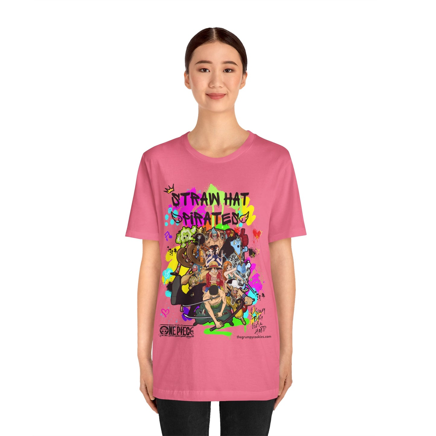 One Piece - Graffiti Straw Hats Unisex Jersey Short Sleeve Tee