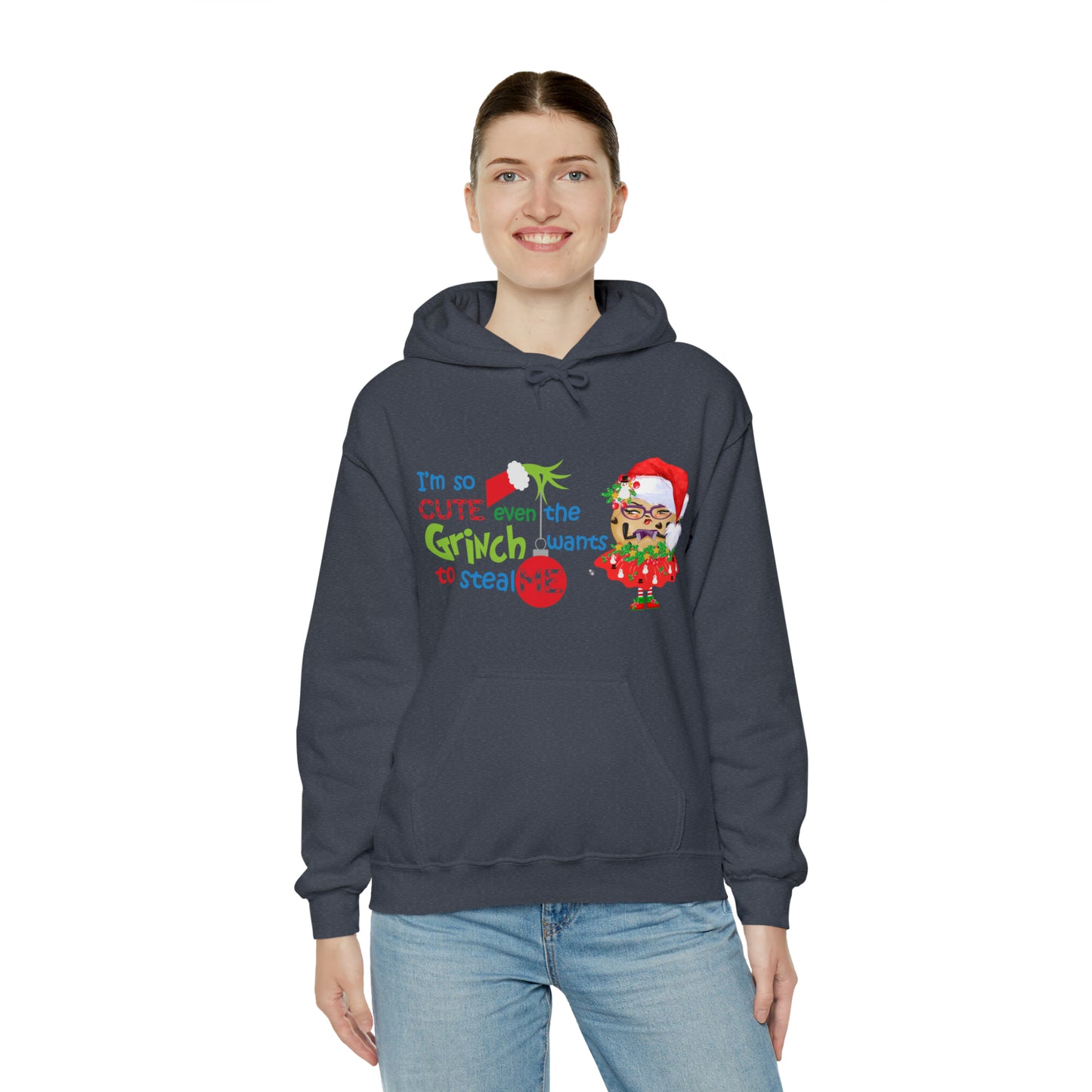 The Grumpy Cookies - Even the Grinch Loves TGC Unisex Heavy Blend™ Hooded Sweatshirt