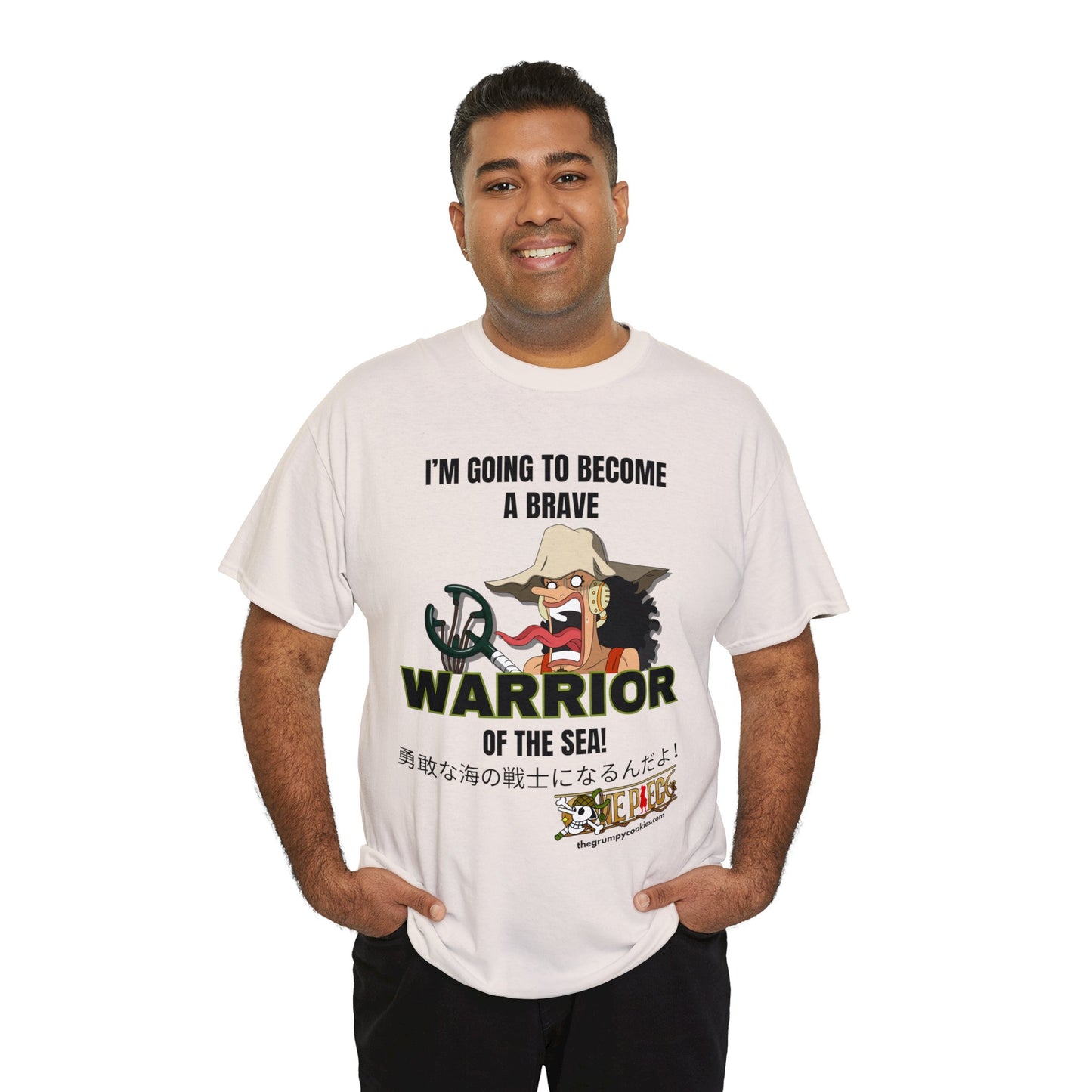 One Piece - Brave-ish Warrior of the Sea Unisex Heavy Cotton Tee