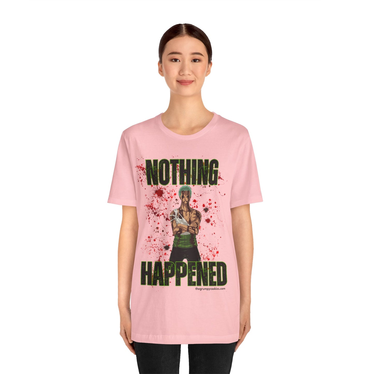 One Piece - Nothing Happened Unisex Jersey Short Sleeve Tee