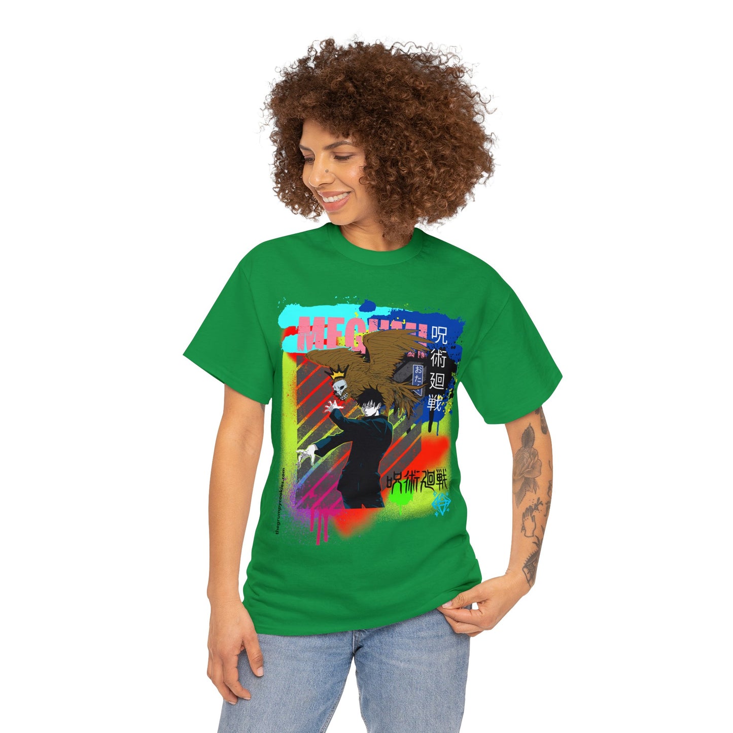 Jujutsu Kaisen - Megumi & Nue Unisex Heavy Cotton Tee