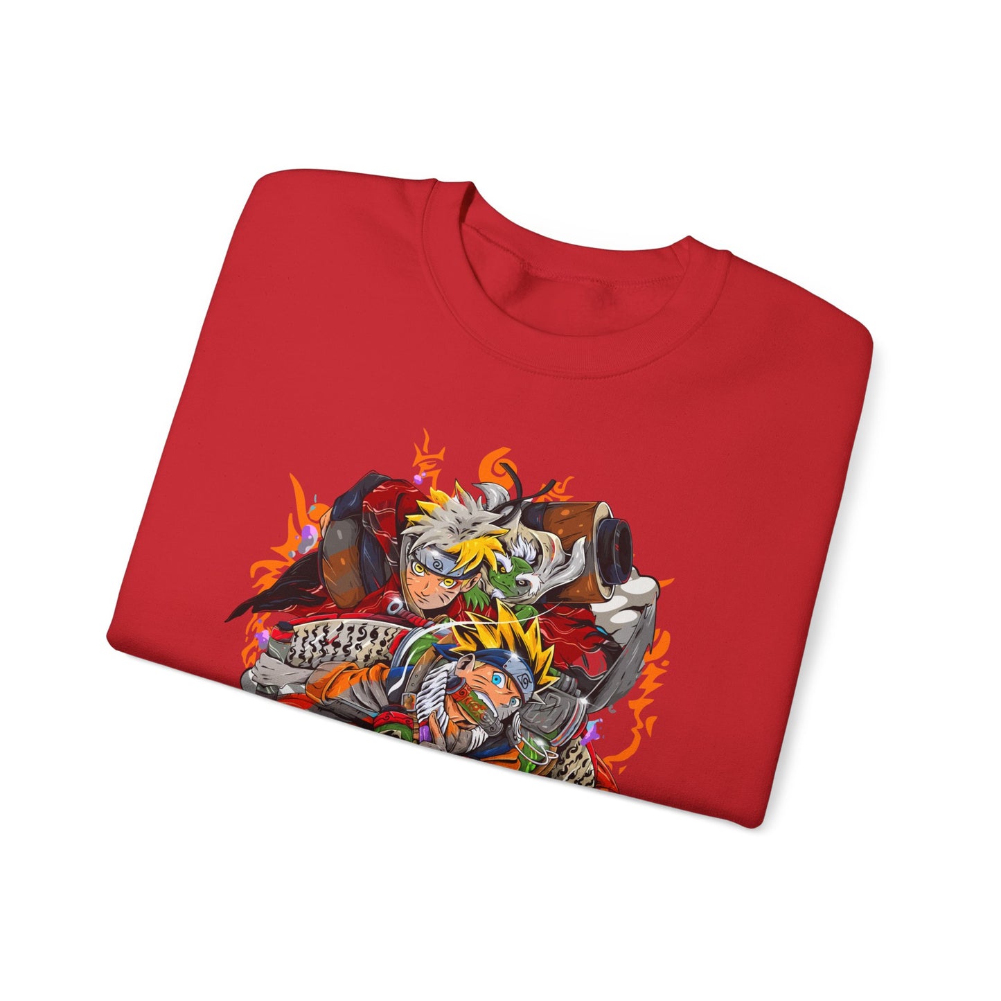 Naruto - The many faces of Naruto Unisex Heavy Blend™ Crewneck Sweatshirt