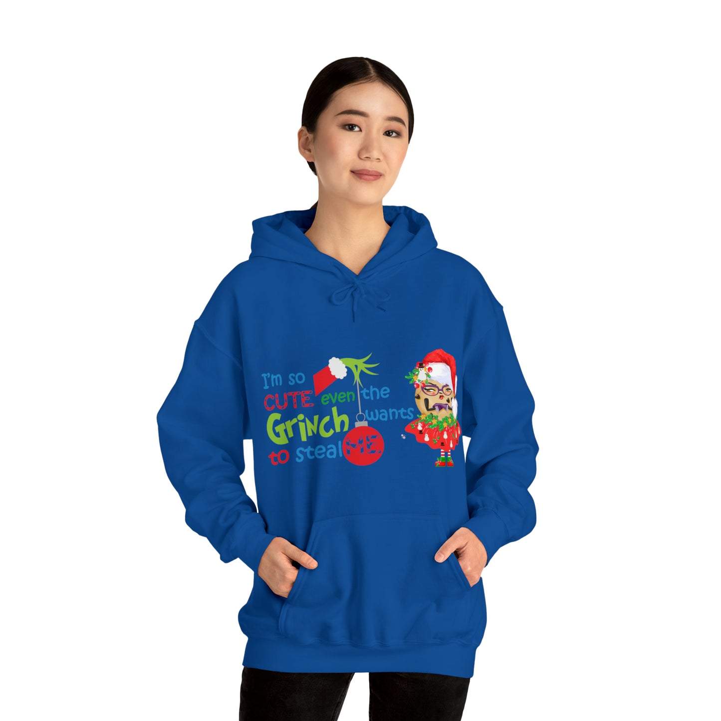 The Grumpy Cookies - Even the Grinch Loves TGC Unisex Heavy Blend™ Hooded Sweatshirt