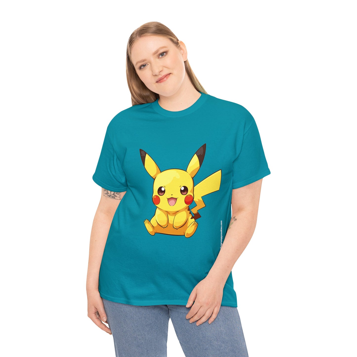 Pokemon - Pika P Unisex Heavy Cotton Tee