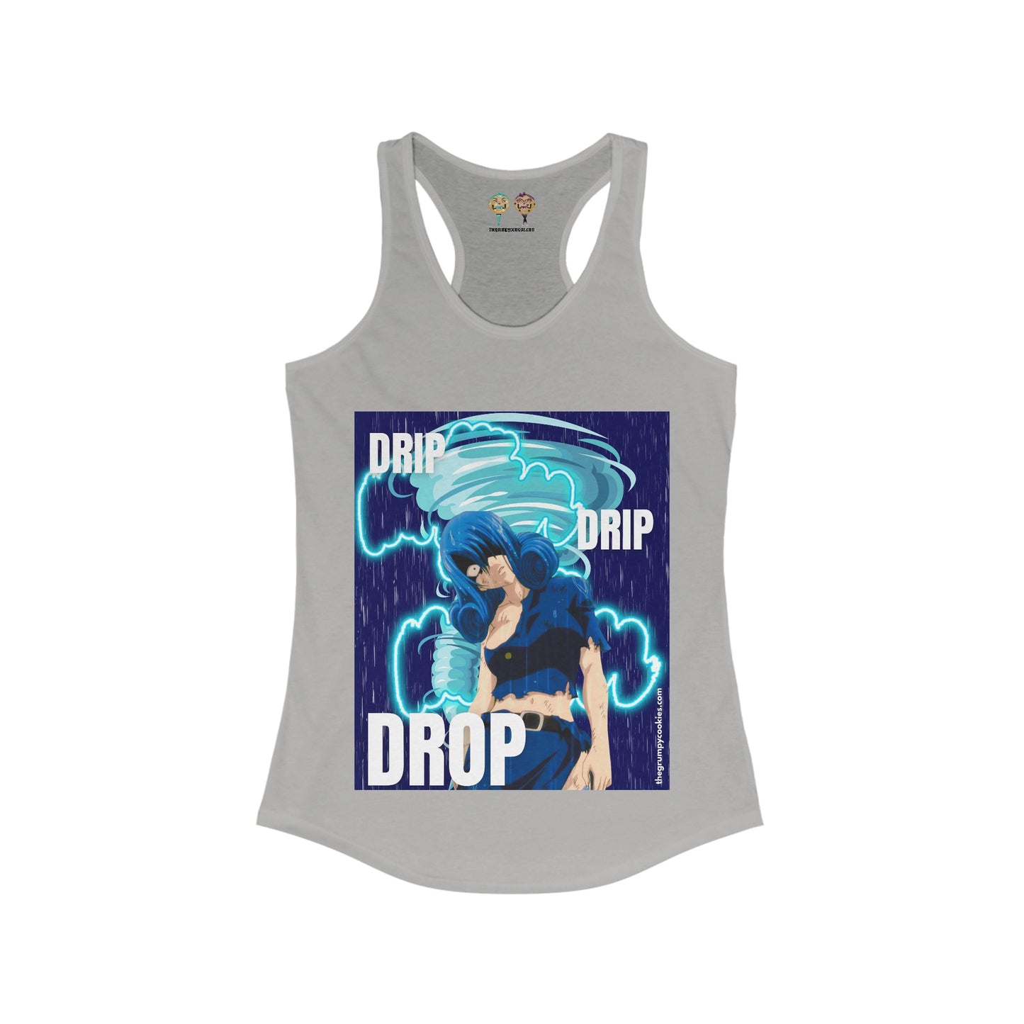 Fairy Tail - Drip Drip Drop Women's Ideal Racerback Tank