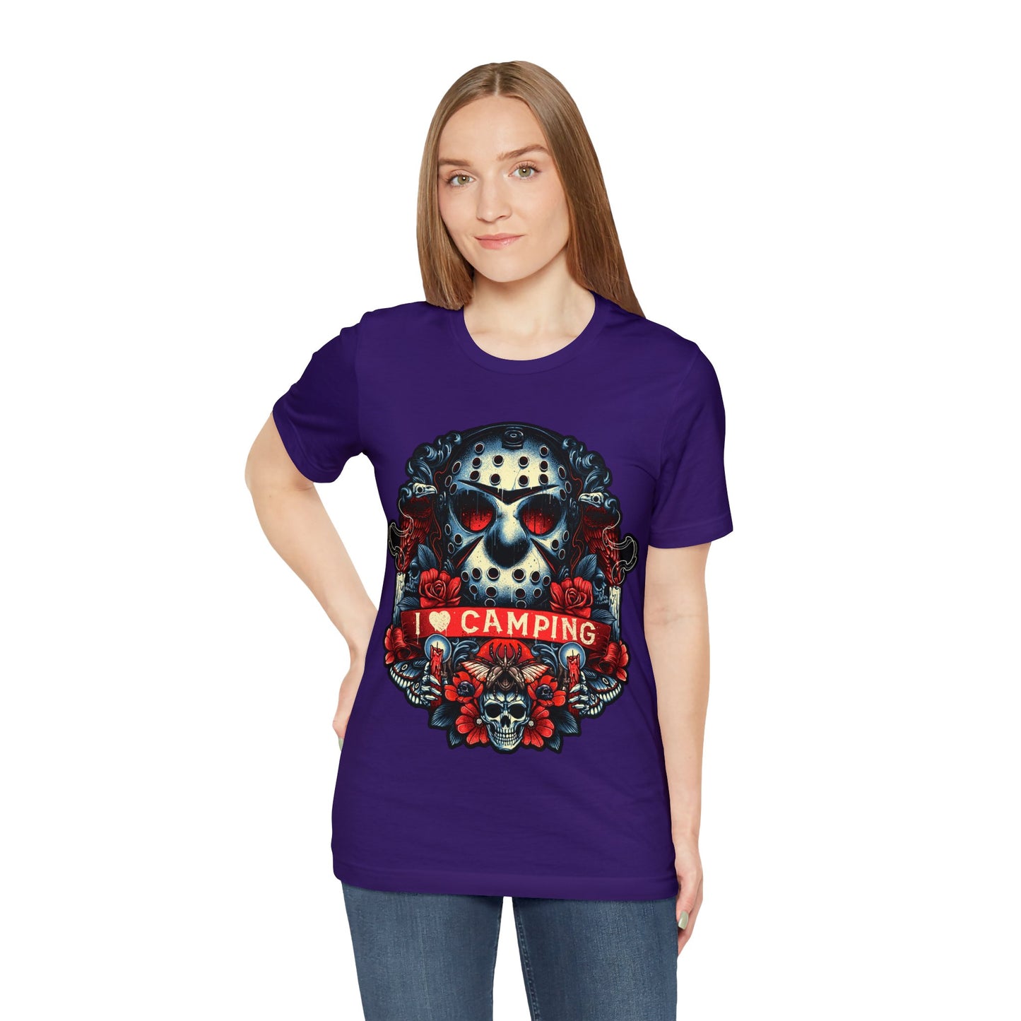 Friday the 13th - I Heart Camping Short Sleeve Tee