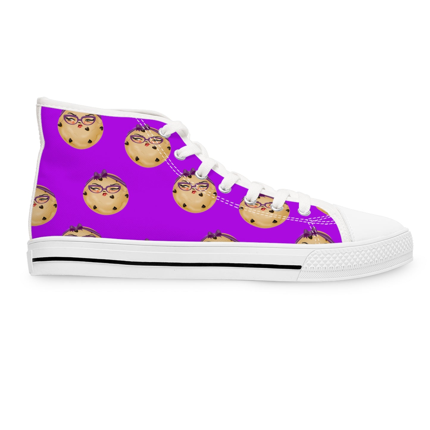 The Katrina High Top Purple Sneaker