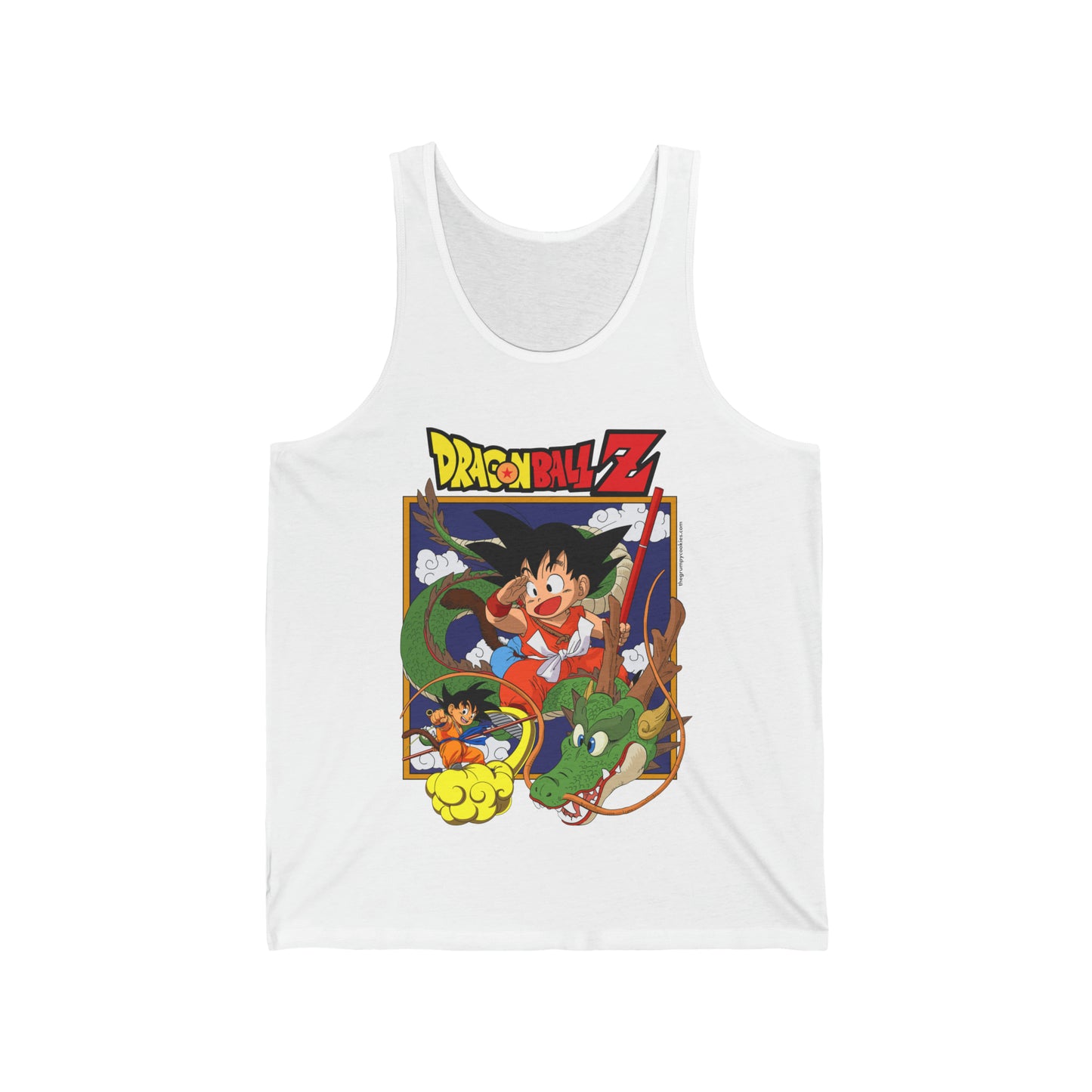 Dragon Ball - Old School DBZ Men's Jersey Tank
