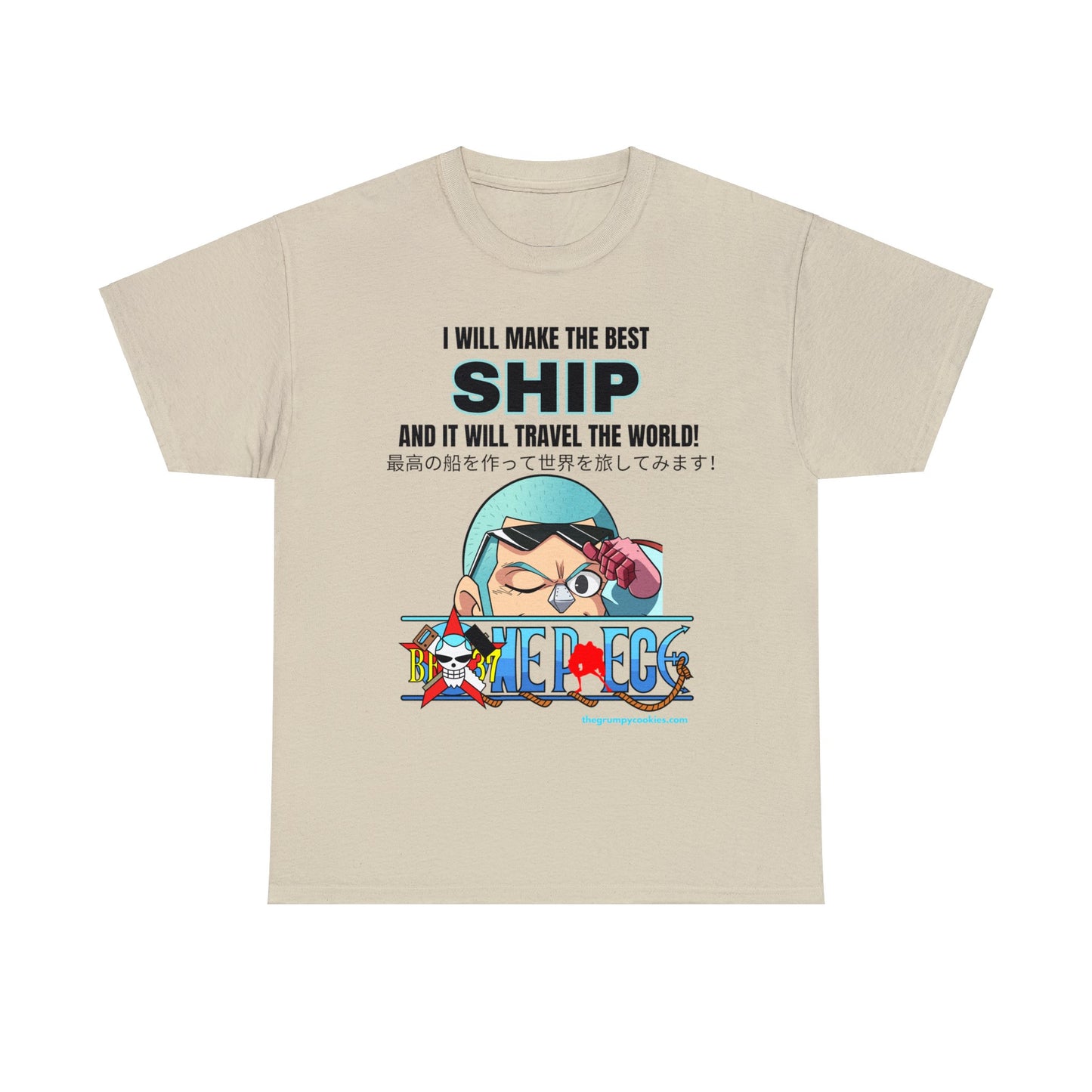 One Piece - World's Greatest Shipwright Unisex Heavy Cotton Tee