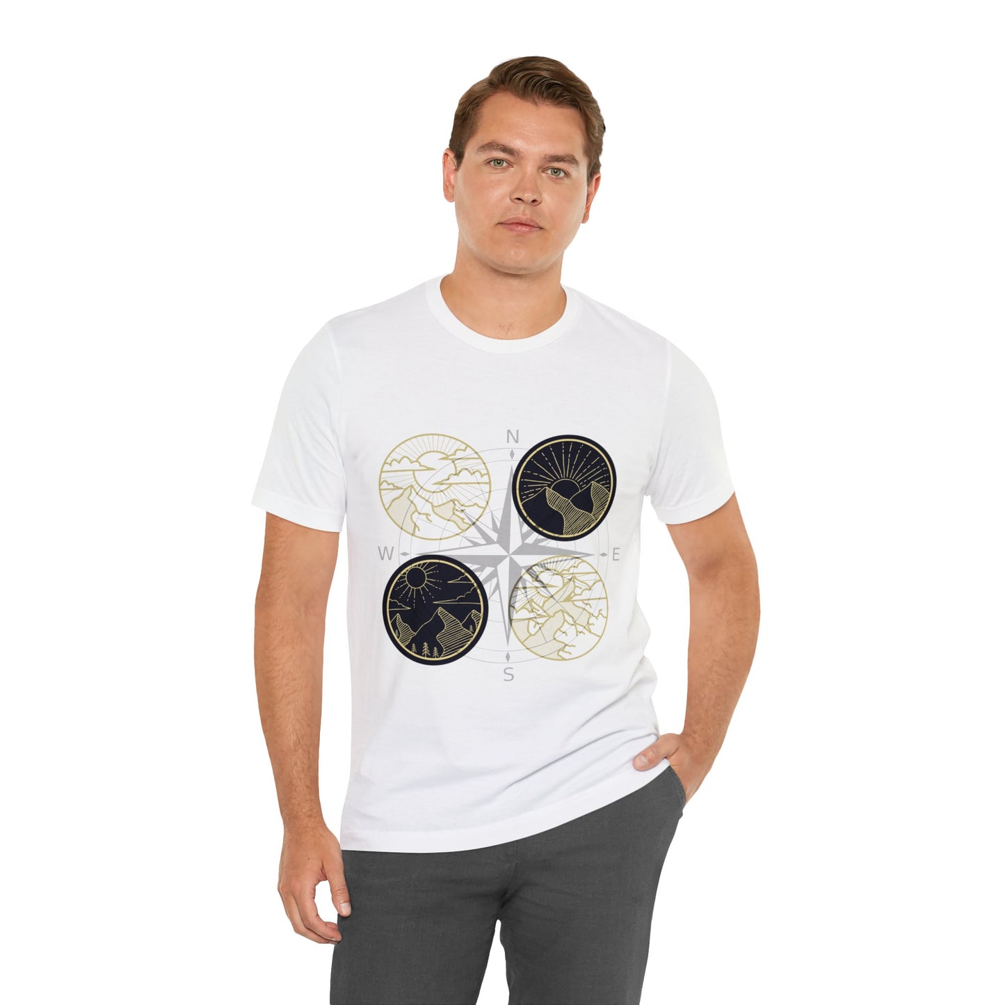 The Grumpy Cookies - Compass Short Sleeve Tee