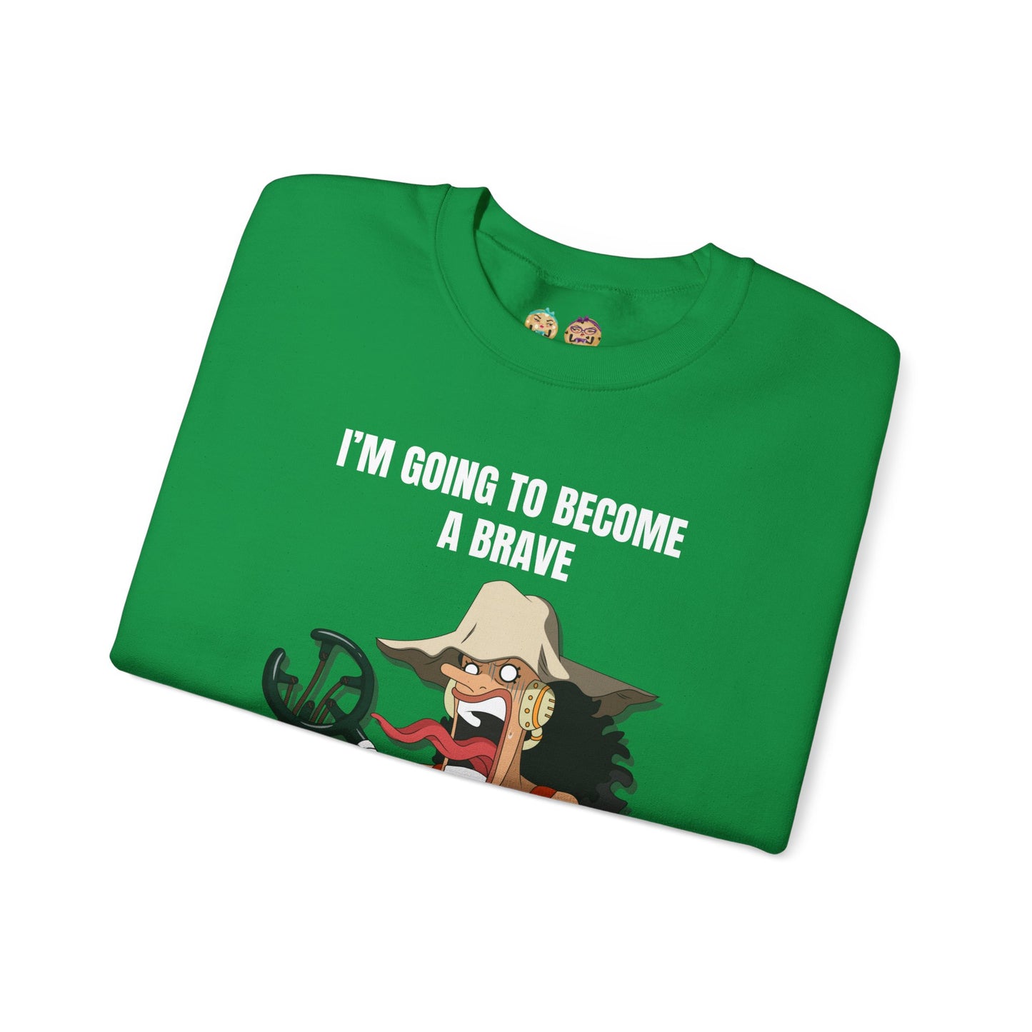 One Piece - Brave-ish Warrior of the Sea Unisex Heavy Blend™ Crewneck Sweatshirt