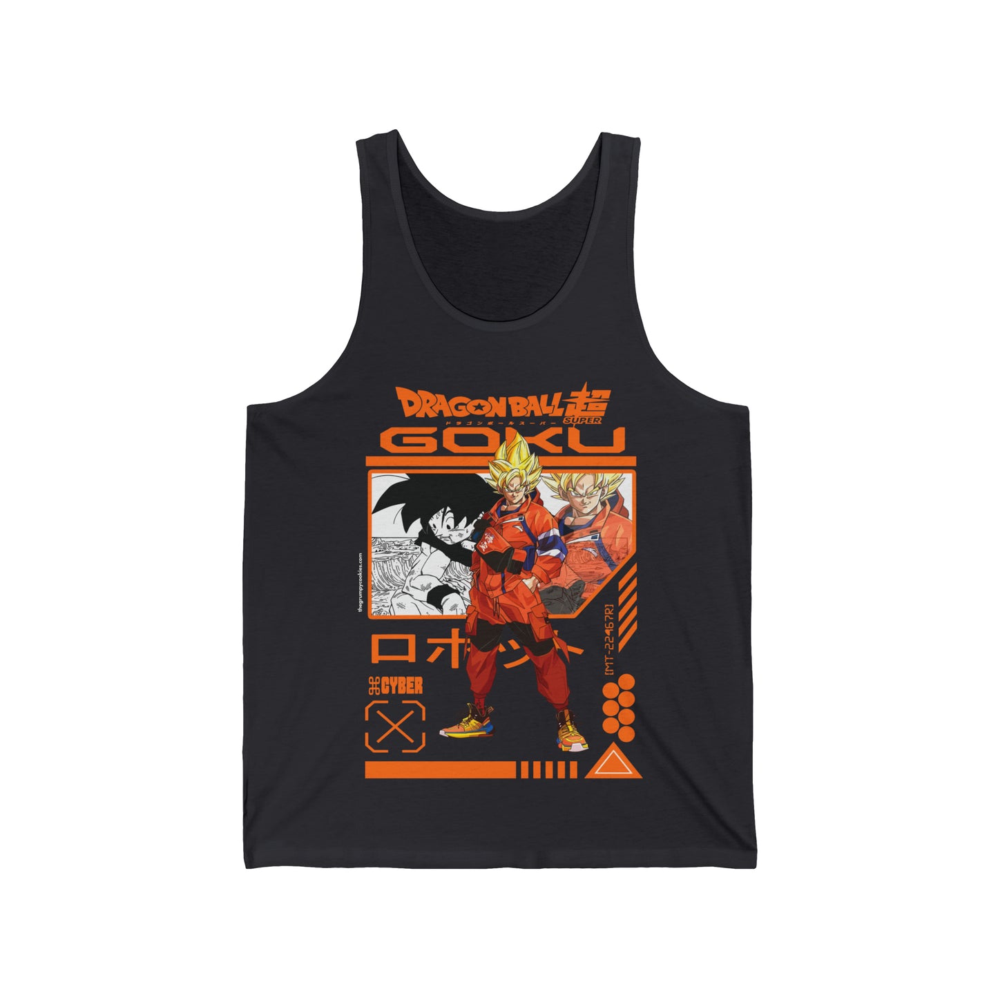Dragon Ball - Cyber Goku Men's Jersey Tank