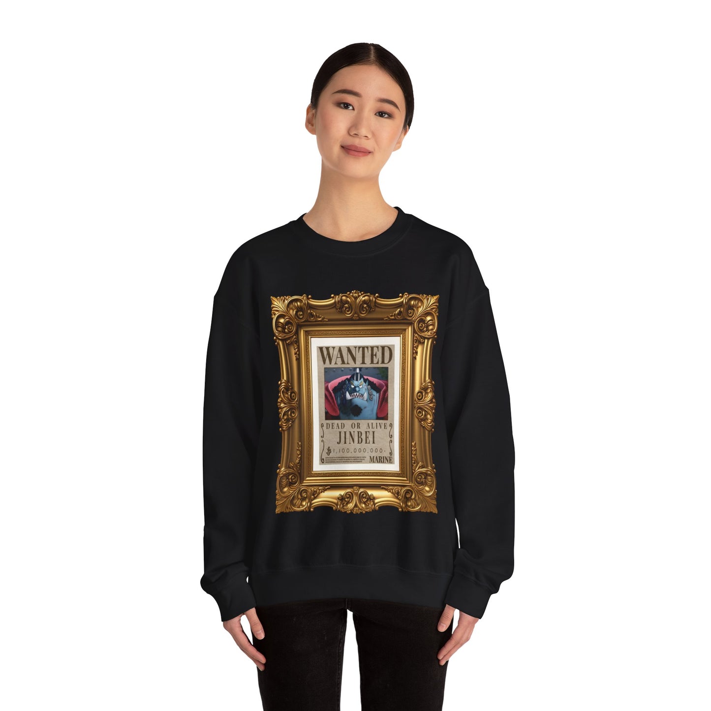 One Piece - Fine Art Jimbei Unisex Heavy Blend™ Crewneck Sweatshirt