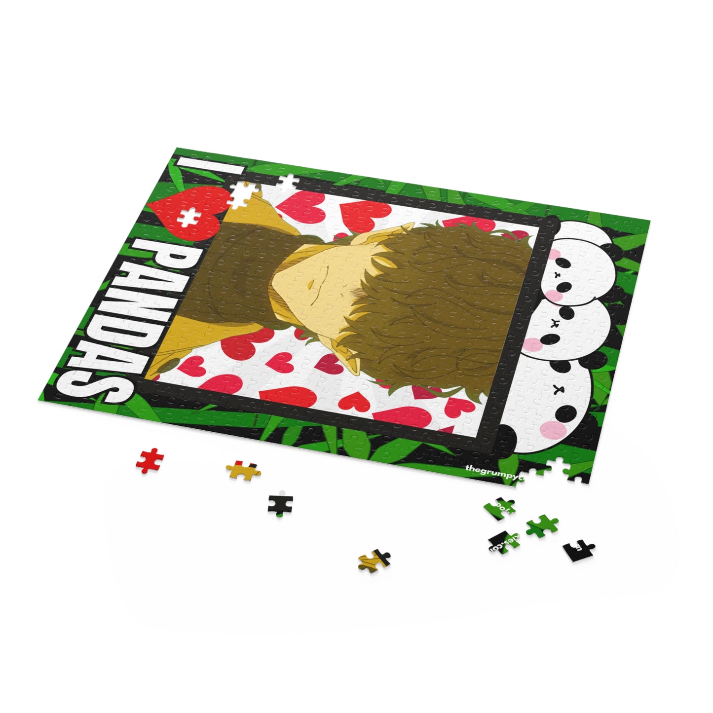 Mr. Villain's Day Off - Mr. Villain loves Pandas Together Puzzle (120, 252, 500-Piece)