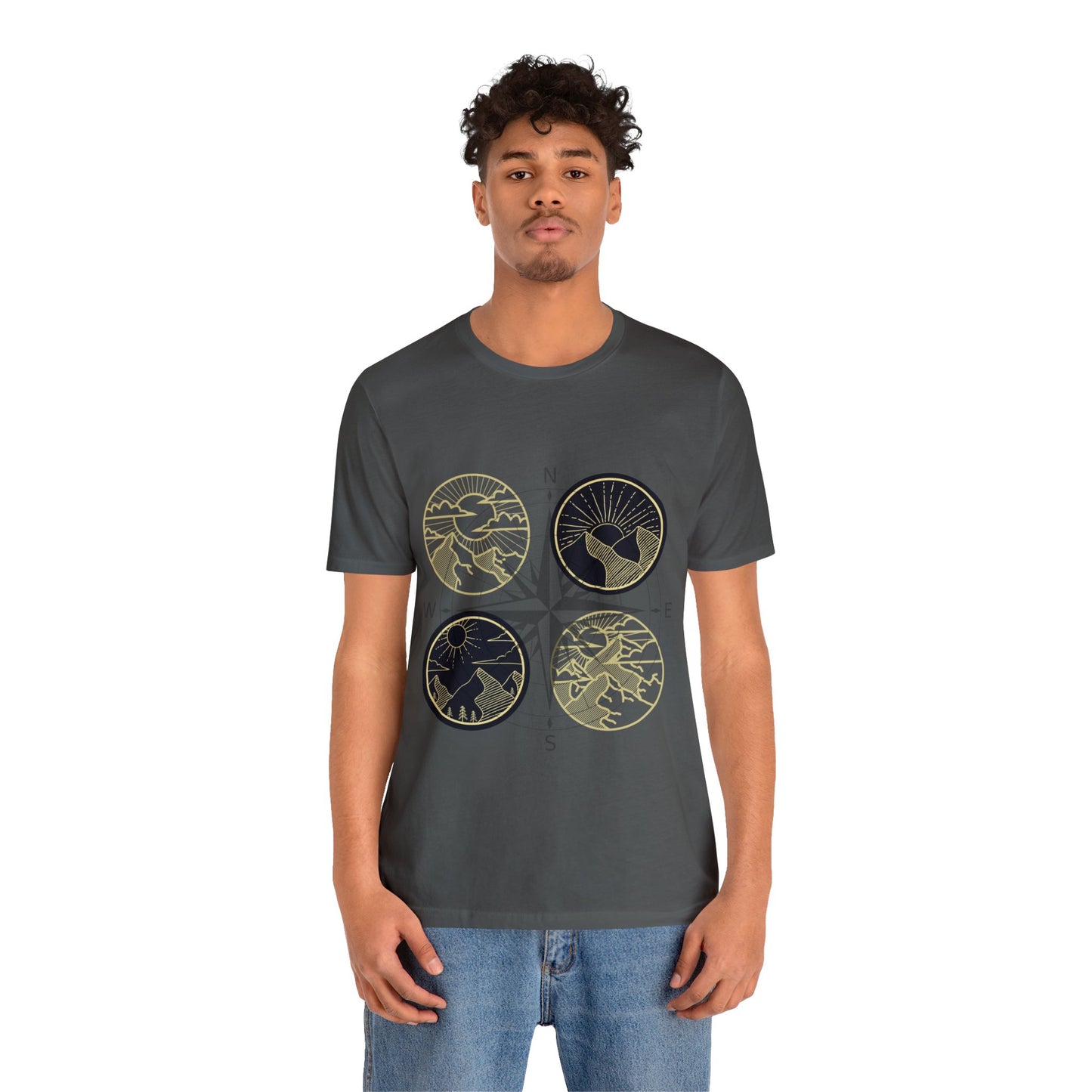 The Grumpy Cookies - Compass Short Sleeve Tee