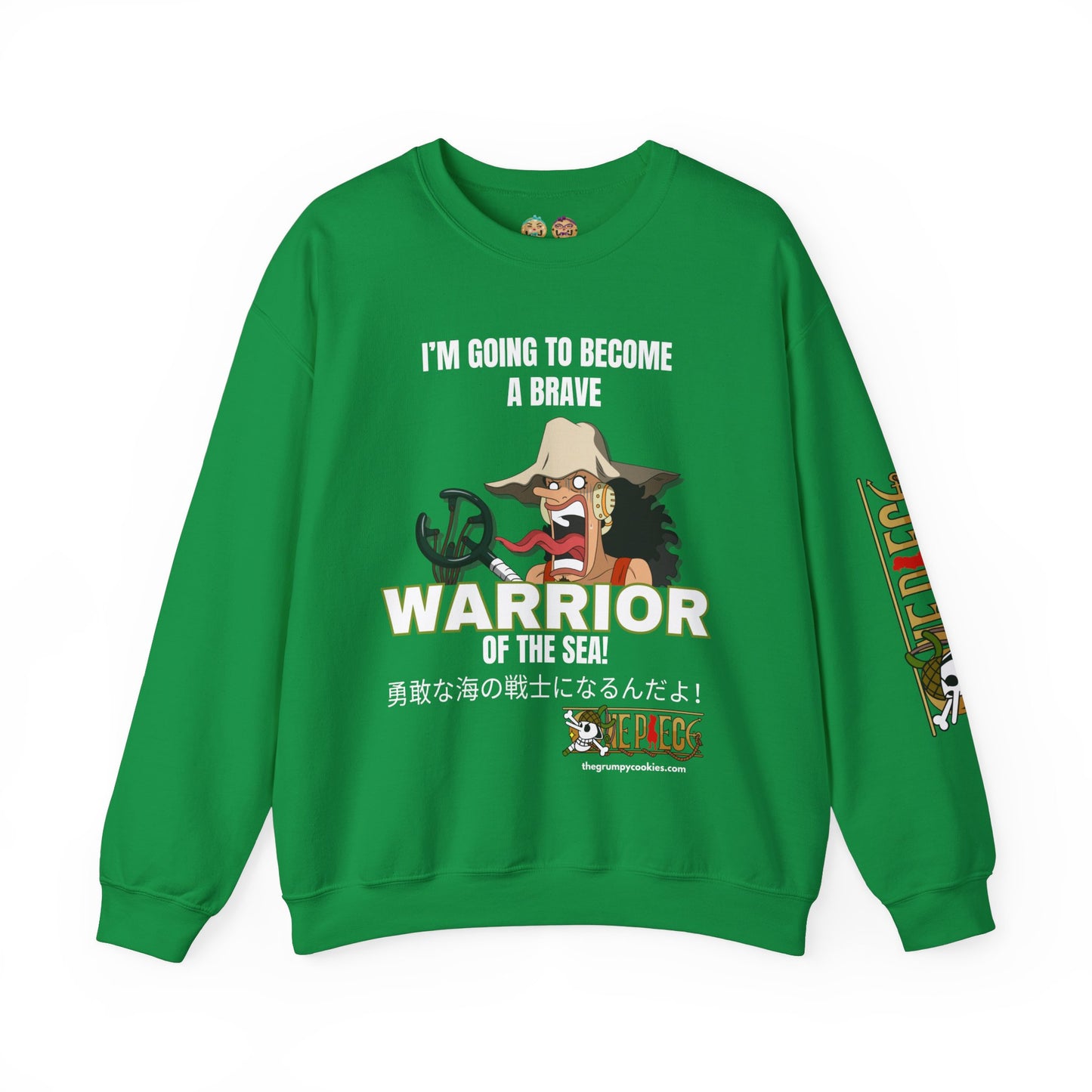 One Piece - Brave-ish Warrior of the Sea Unisex Heavy Blend™ Crewneck Sweatshirt