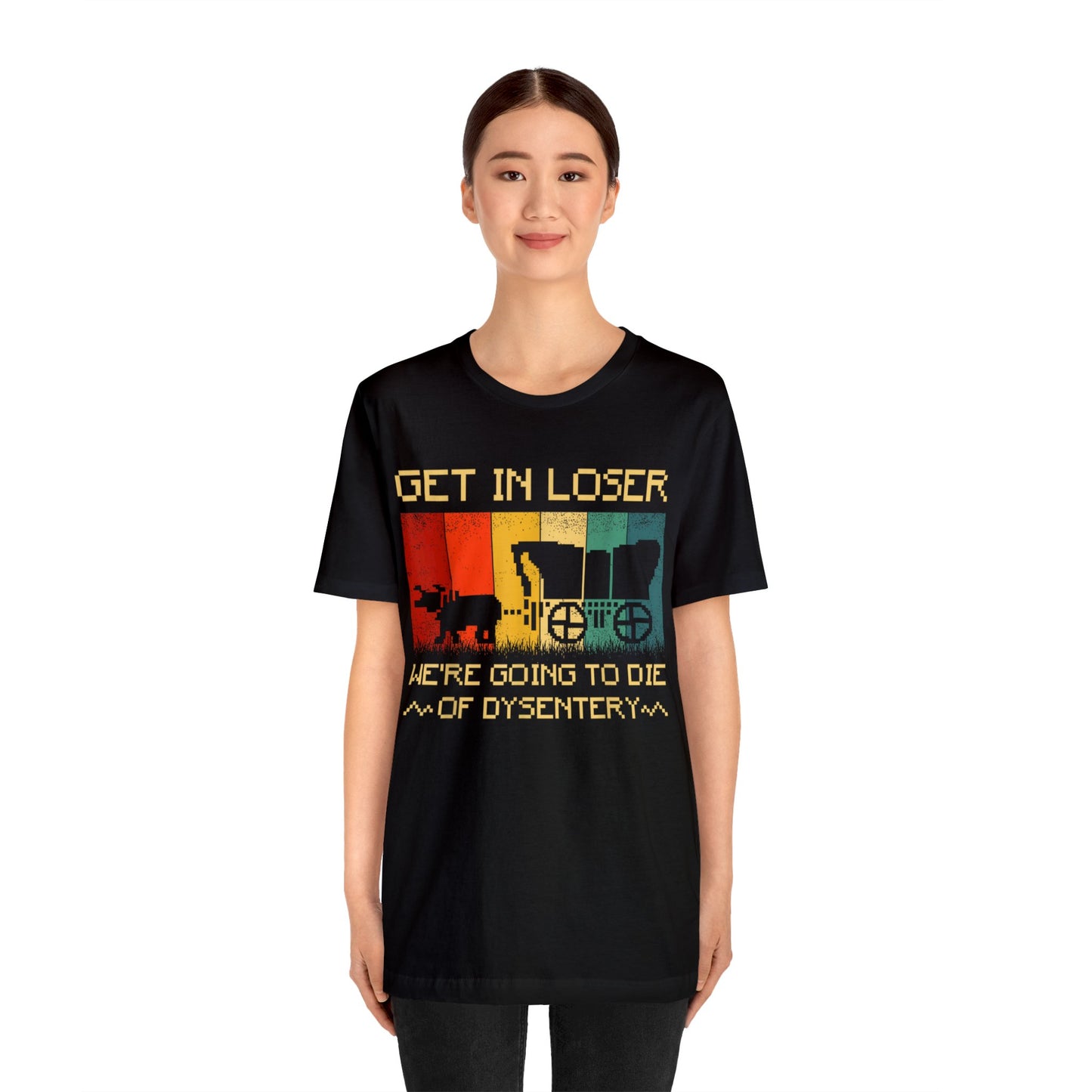 Oregon Trail- Everyone Dies Short Sleeve Tee
