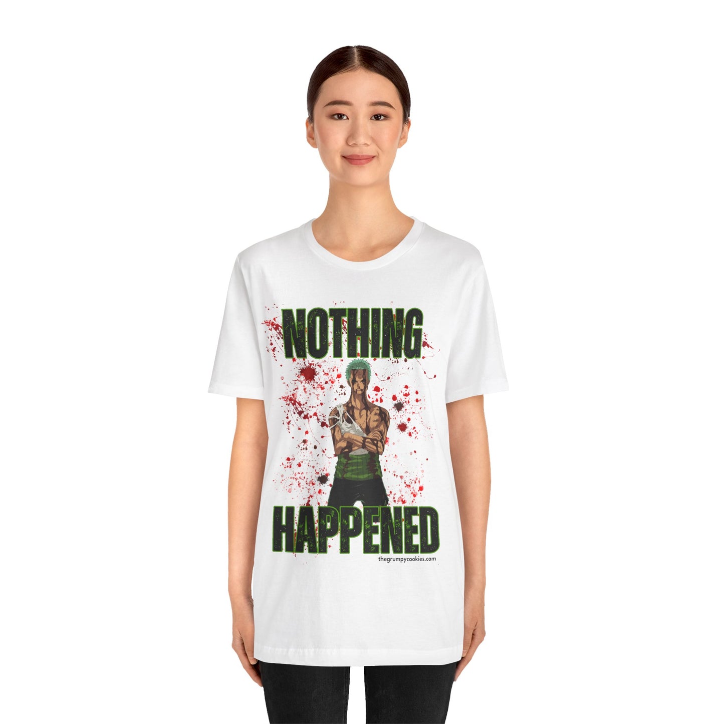 One Piece - Nothing Happened Unisex Jersey Short Sleeve Tee