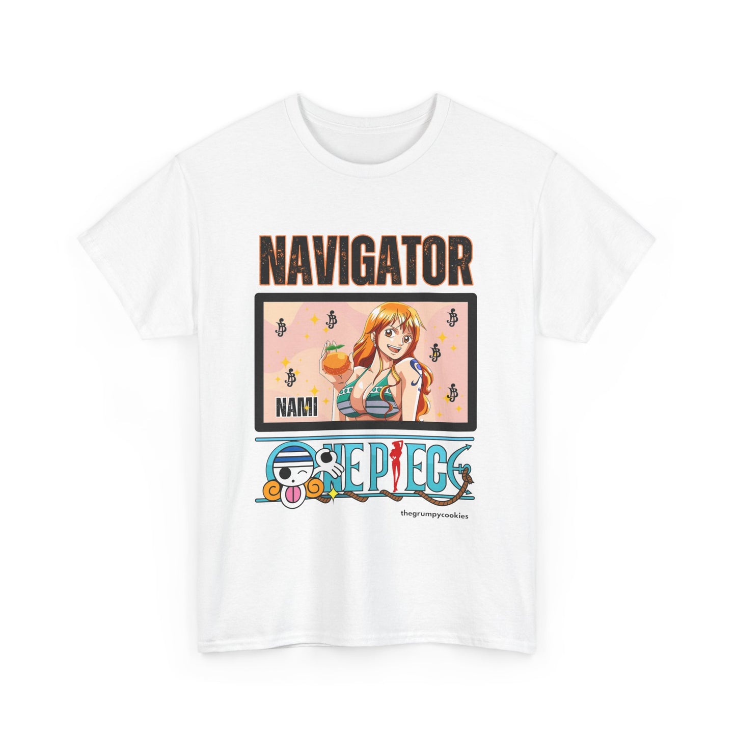 One Piece - Navigator Nami Unisex Heavy Cotton Tee