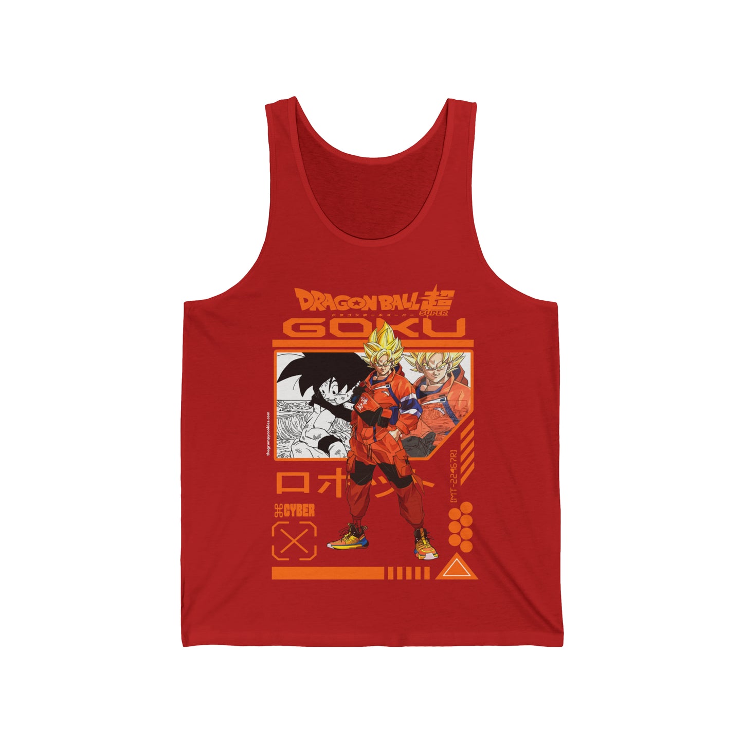 Dragon Ball - Cyber Goku Men's Jersey Tank